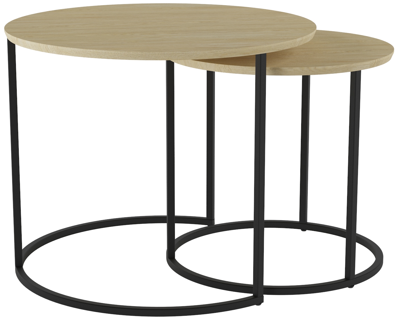 Стол журнальный КАЛИФОРНИЯ МЕБЕЛЬ Лесли Дуб янтарный Черный - фото 1