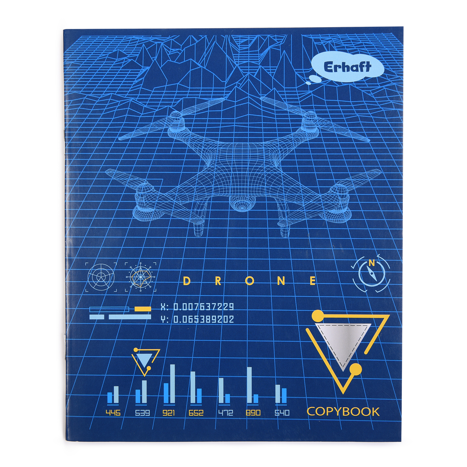 Тетрадь Erhaft клетка 18 лист. - фото 1