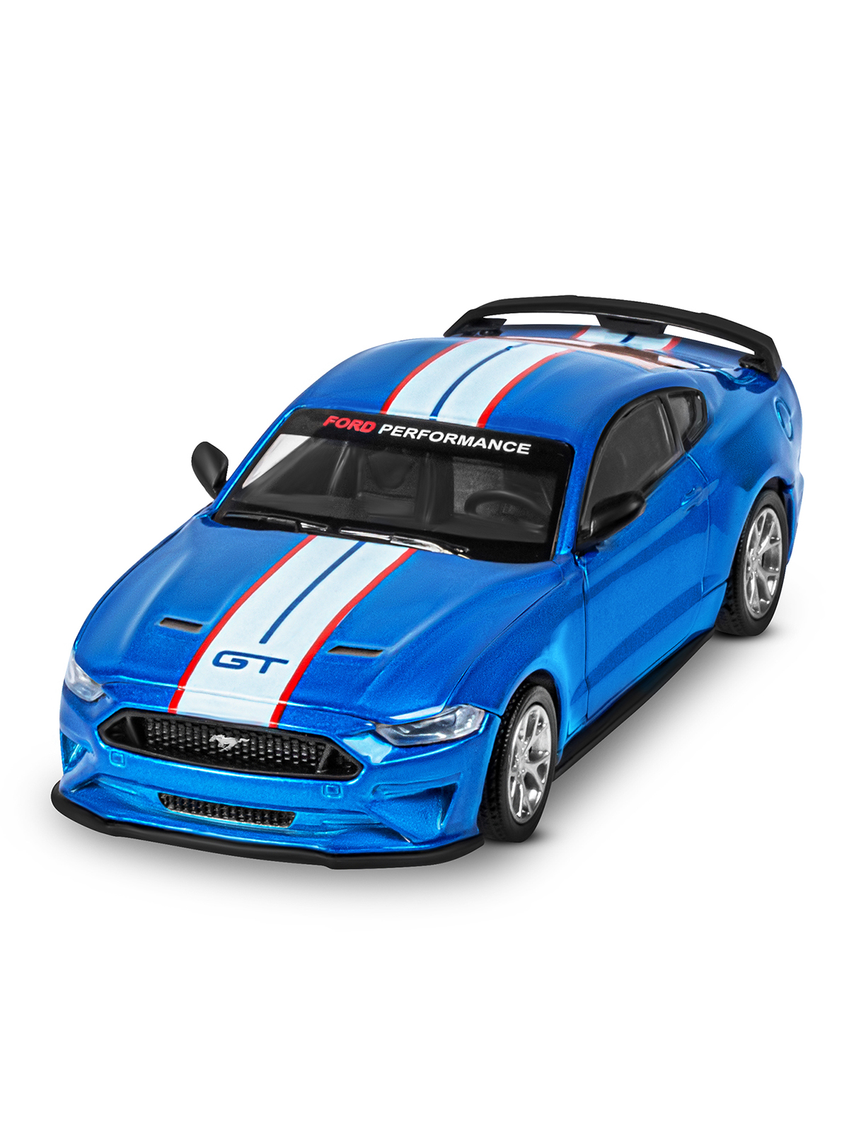 Автомобиль АВТОпанорама Ford Mustang Сборная модель 1:42 JB1251726 - фото 13