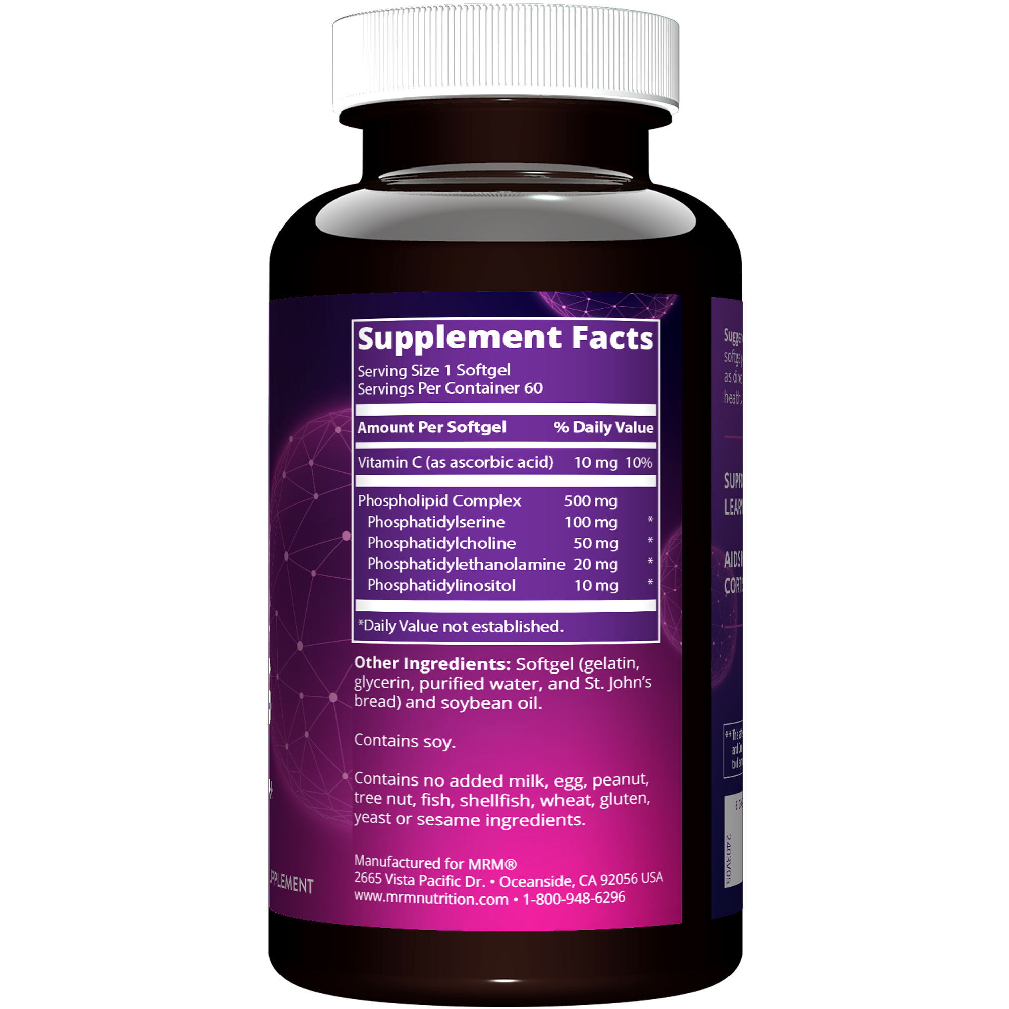 БАД MRM Nutrition Фосфолипидный комплекс 1056 мг 60 капсул - фото 2
