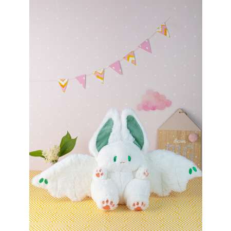 Мягкая игрушка Летучая мышь Plush Story белая