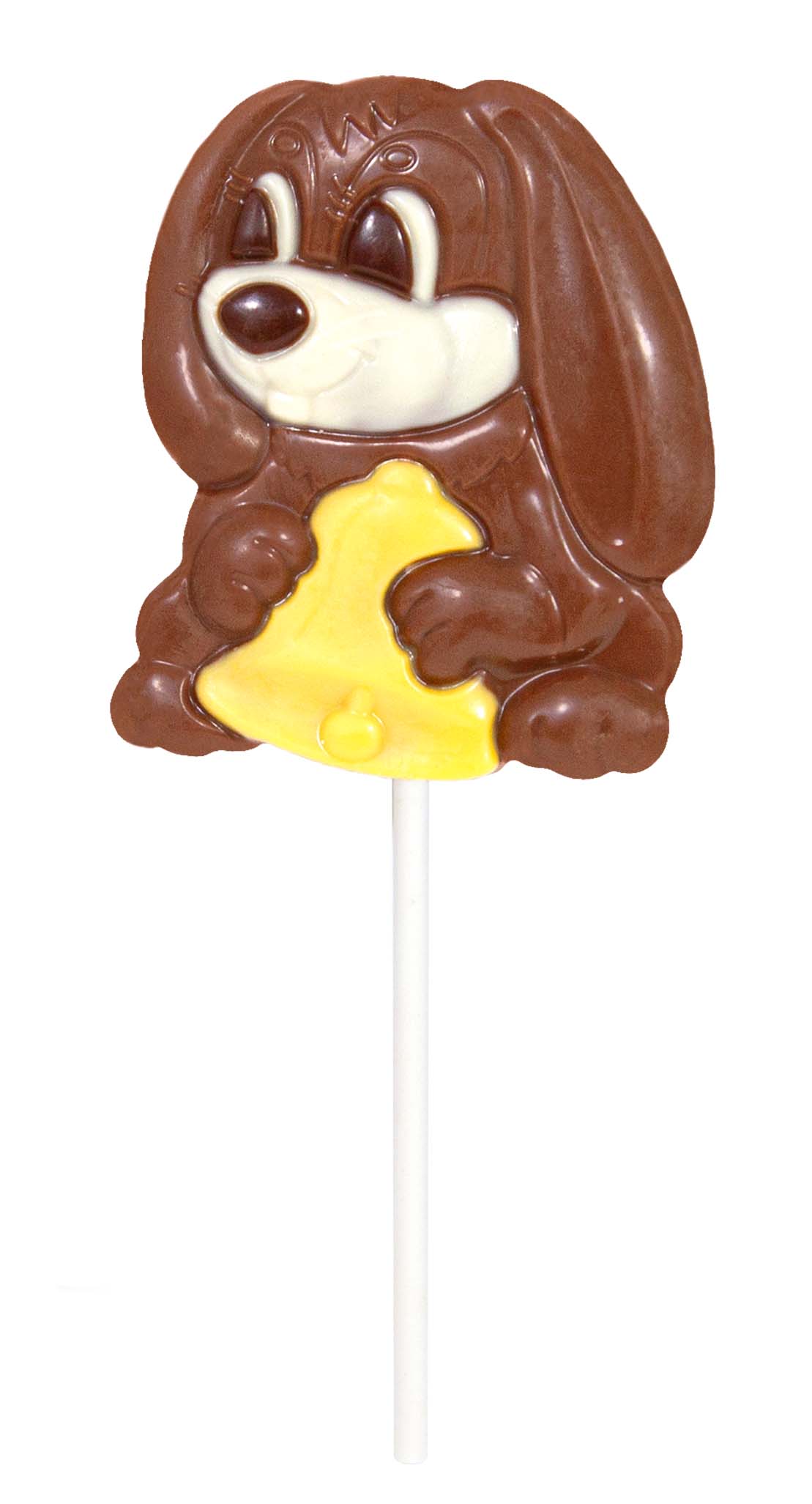 Кондитерское изделие из глазури Московская ореховая компания Шоколадная фигурка с печеньем Кролик - фото 4