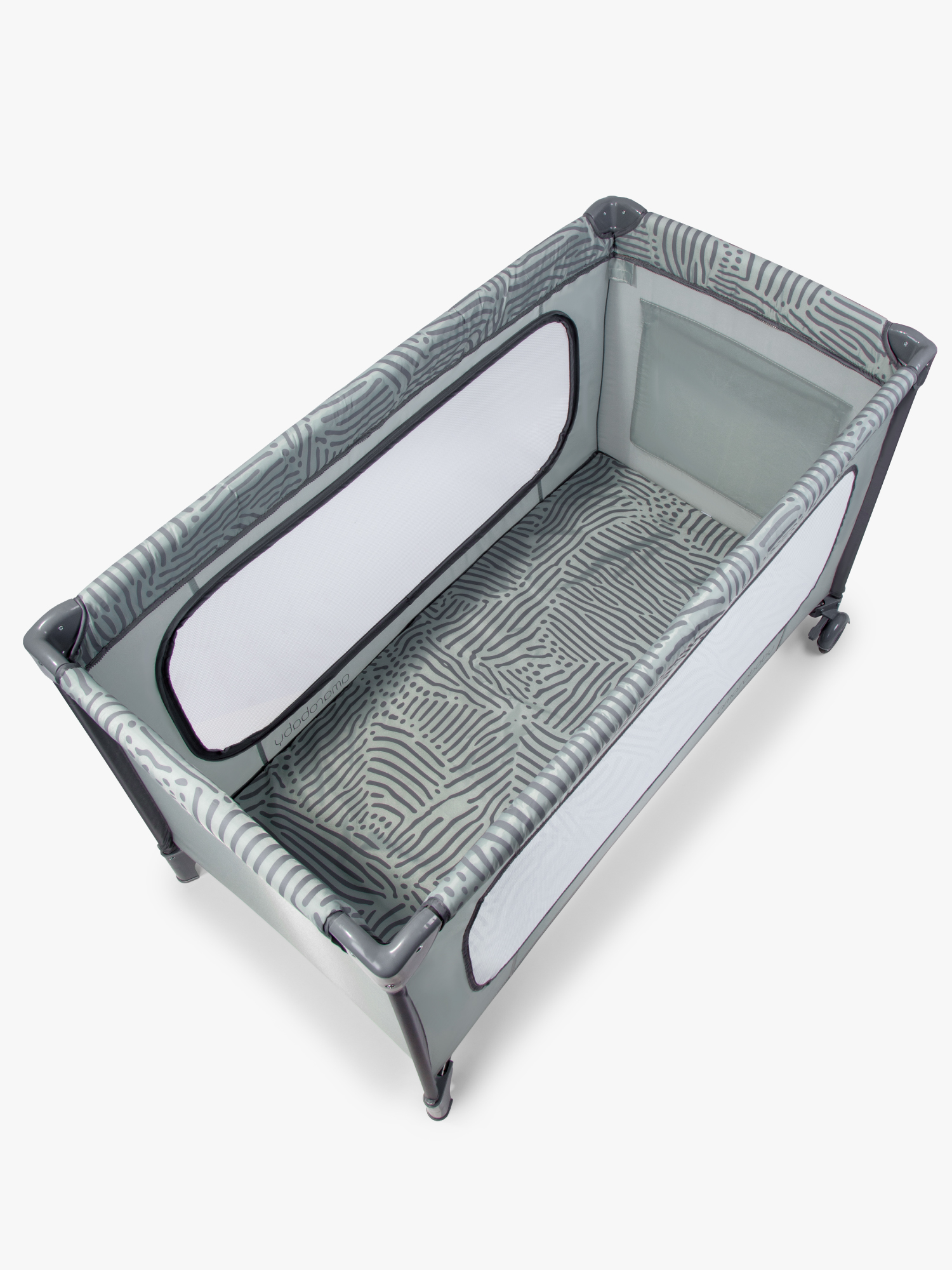 Манеж кровать Amarobaby Smart серый AMARO-26SM/1157 - фото 3