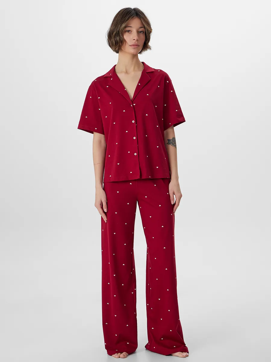 Пижама Mark Formelle (Марк Формэль) 592554/сердечки на т.красном - фото 3