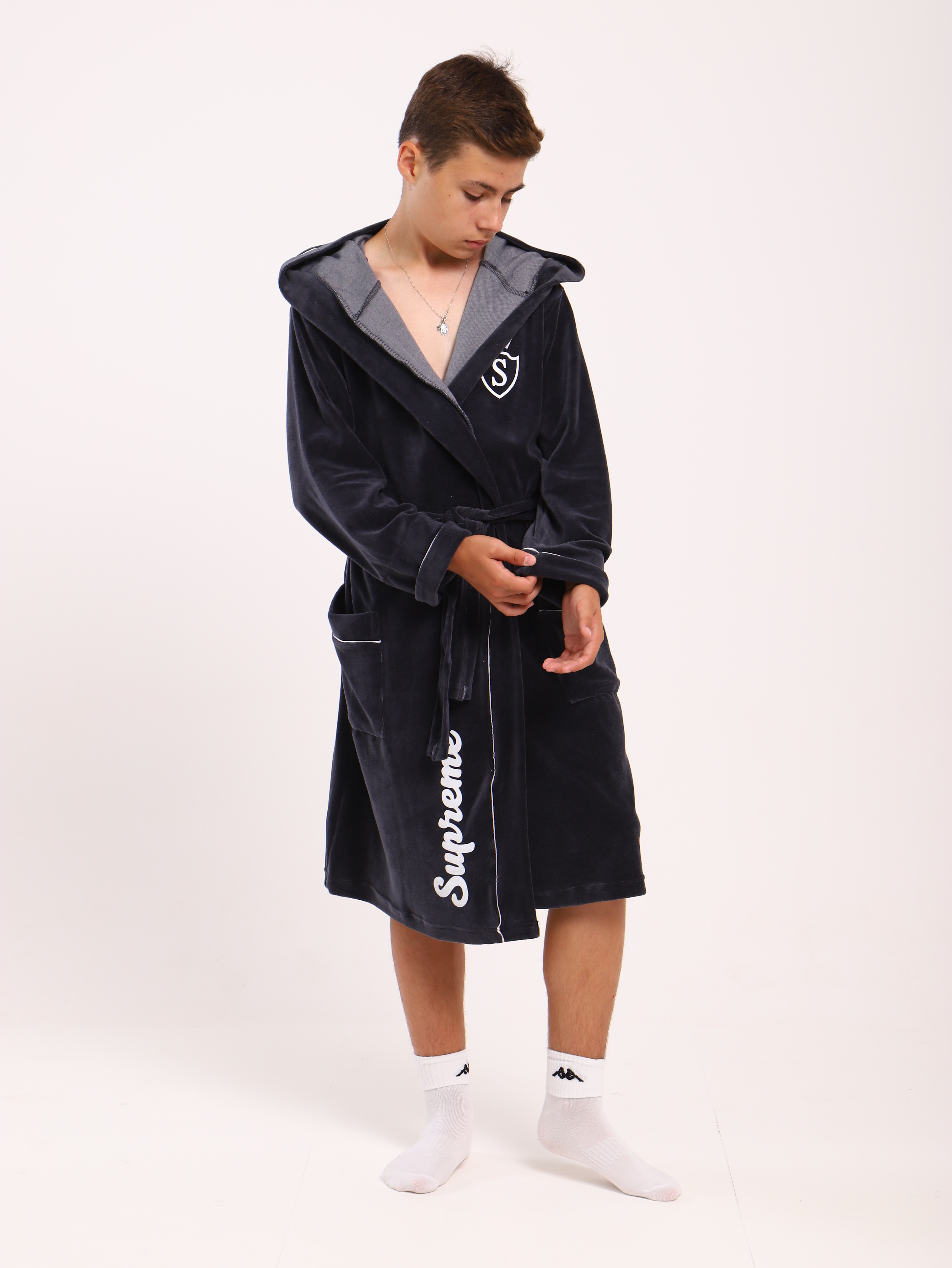 Халат ЛАДОШКИ Халат Самсон графит - фото 9