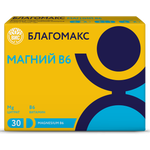 БАД Благомакс Магний В6 капсулы массой 0,54г №30