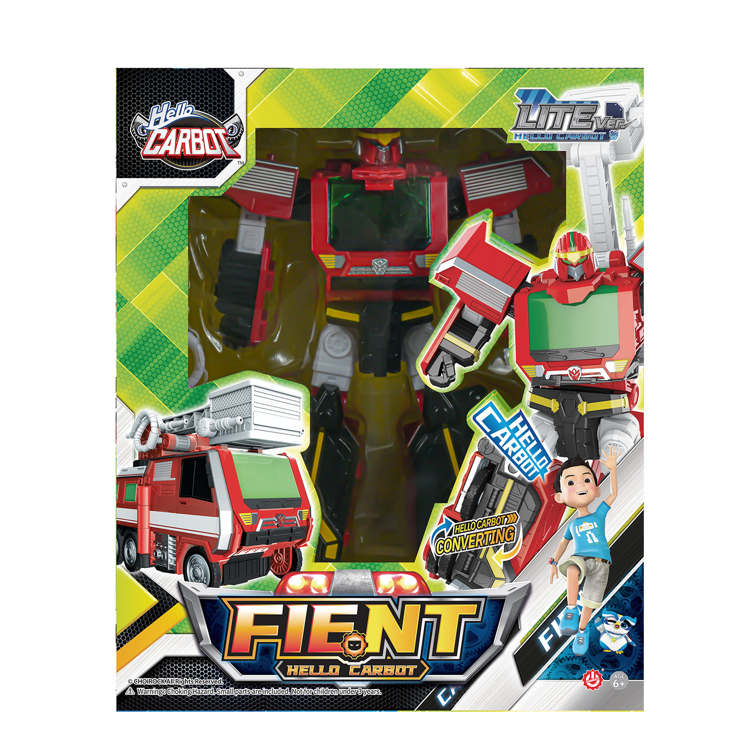 Игровой набор Hello Carbot Трансформер Fient 24 см S7 - фото 1