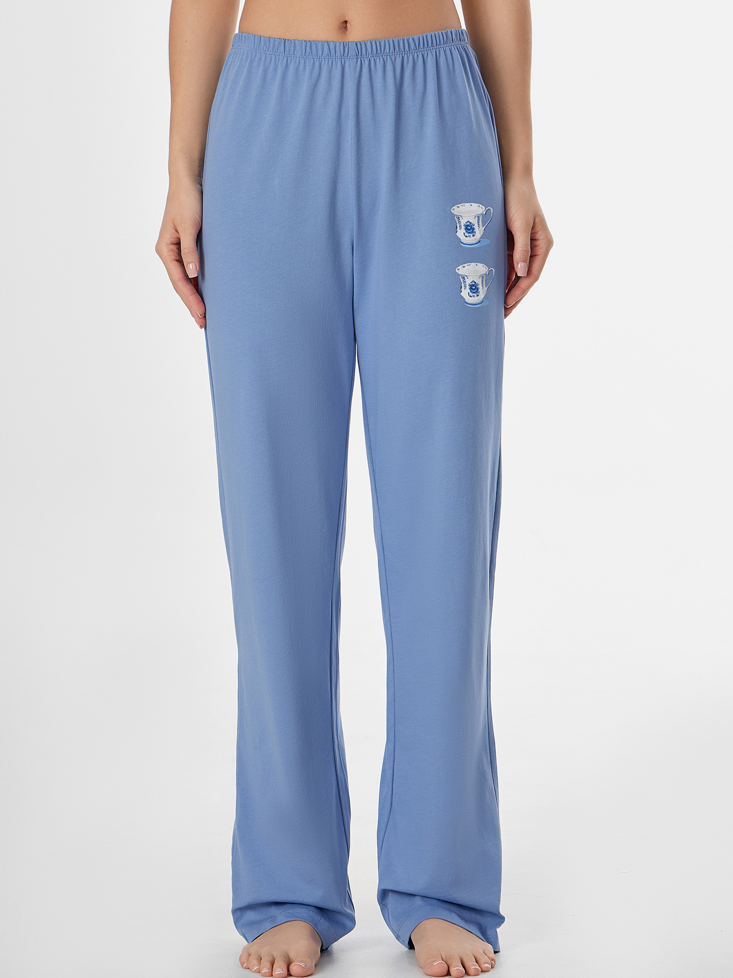 Пижама Mark Formelle (Марк Формэль) 592635/синий +печать1 - фото 8