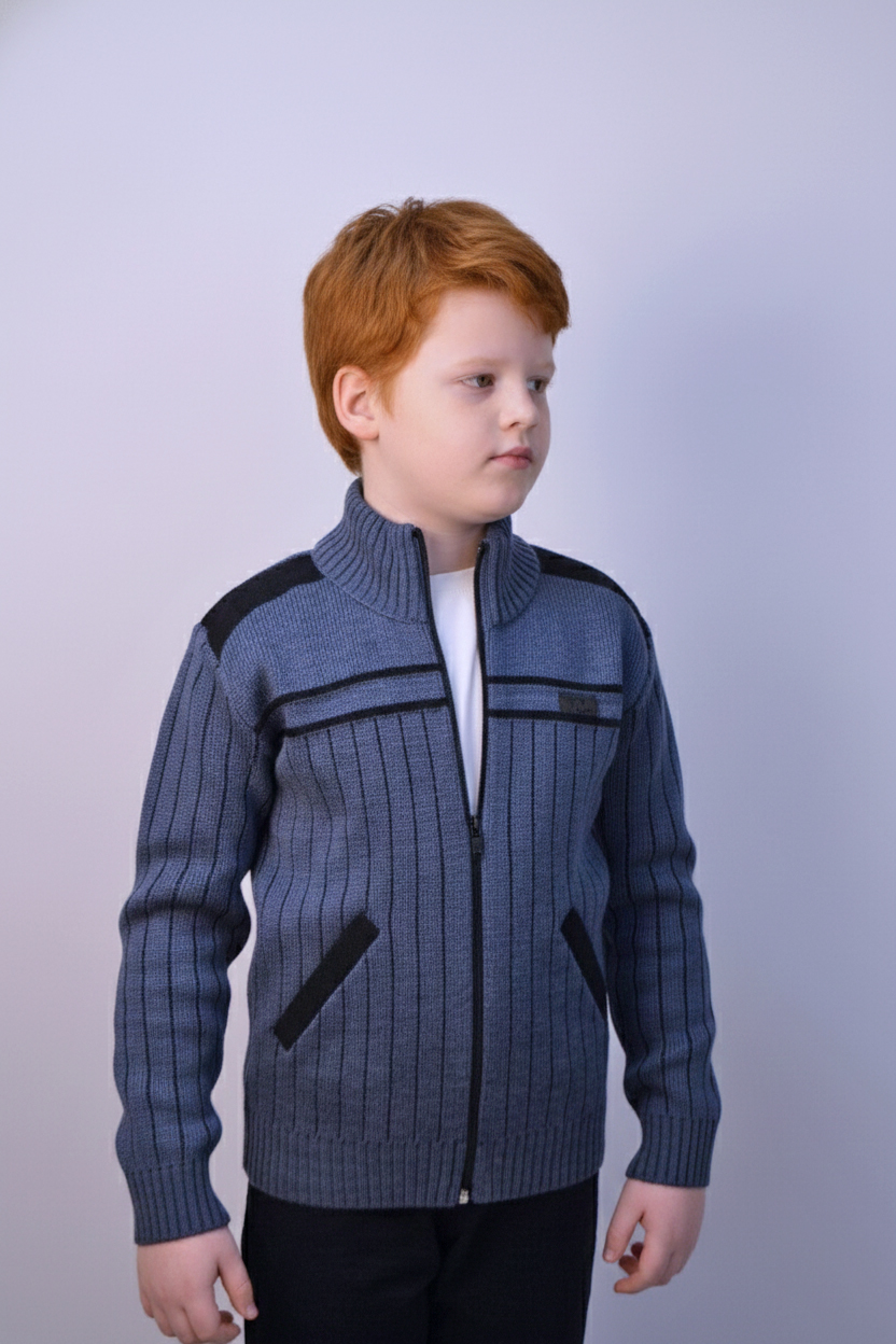 Кардиган AS TEKS VIT-001/ деним - фото 2