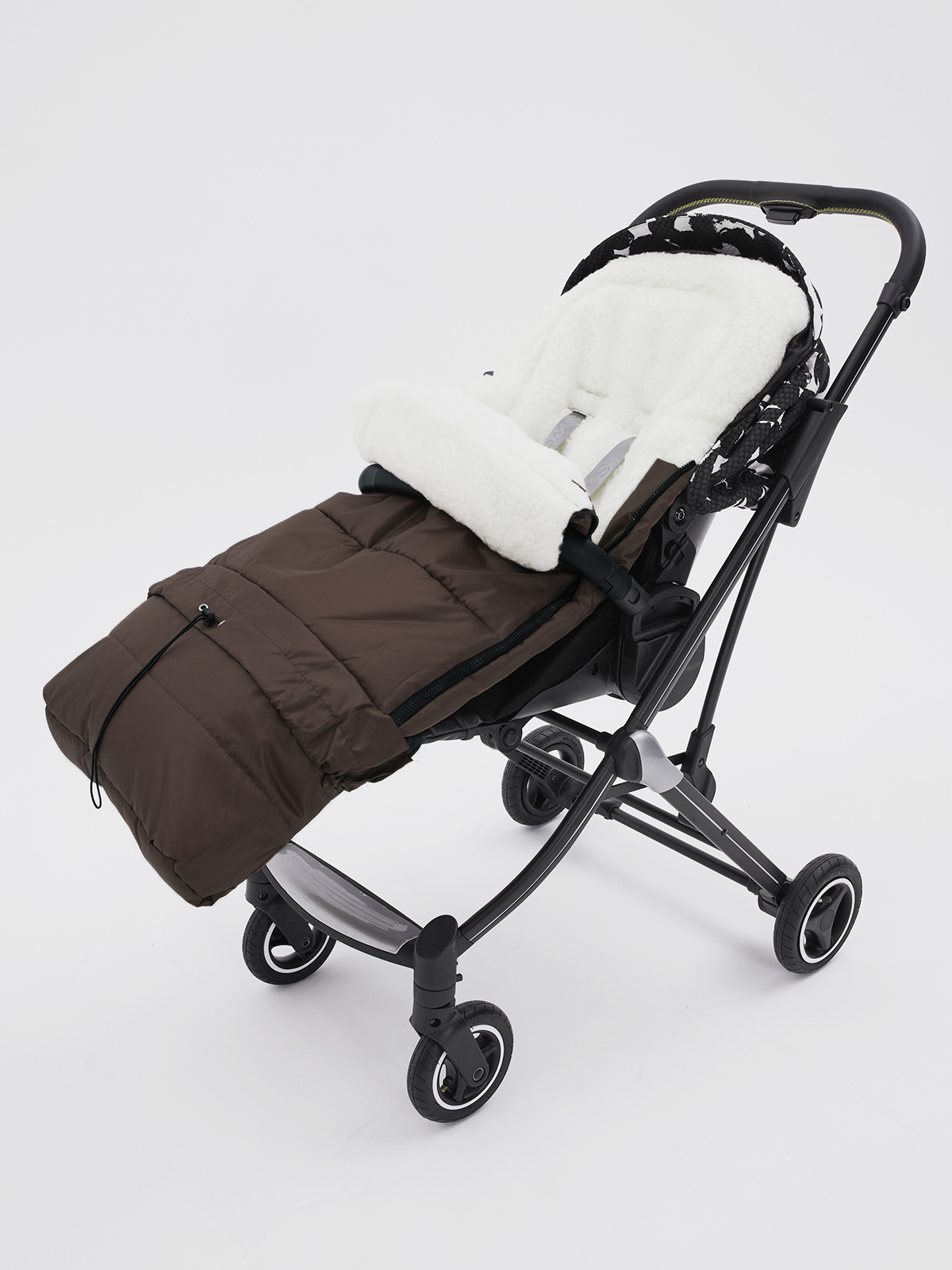 Конверт в коляску Осьминожка Трансформер коричневый - фото 6