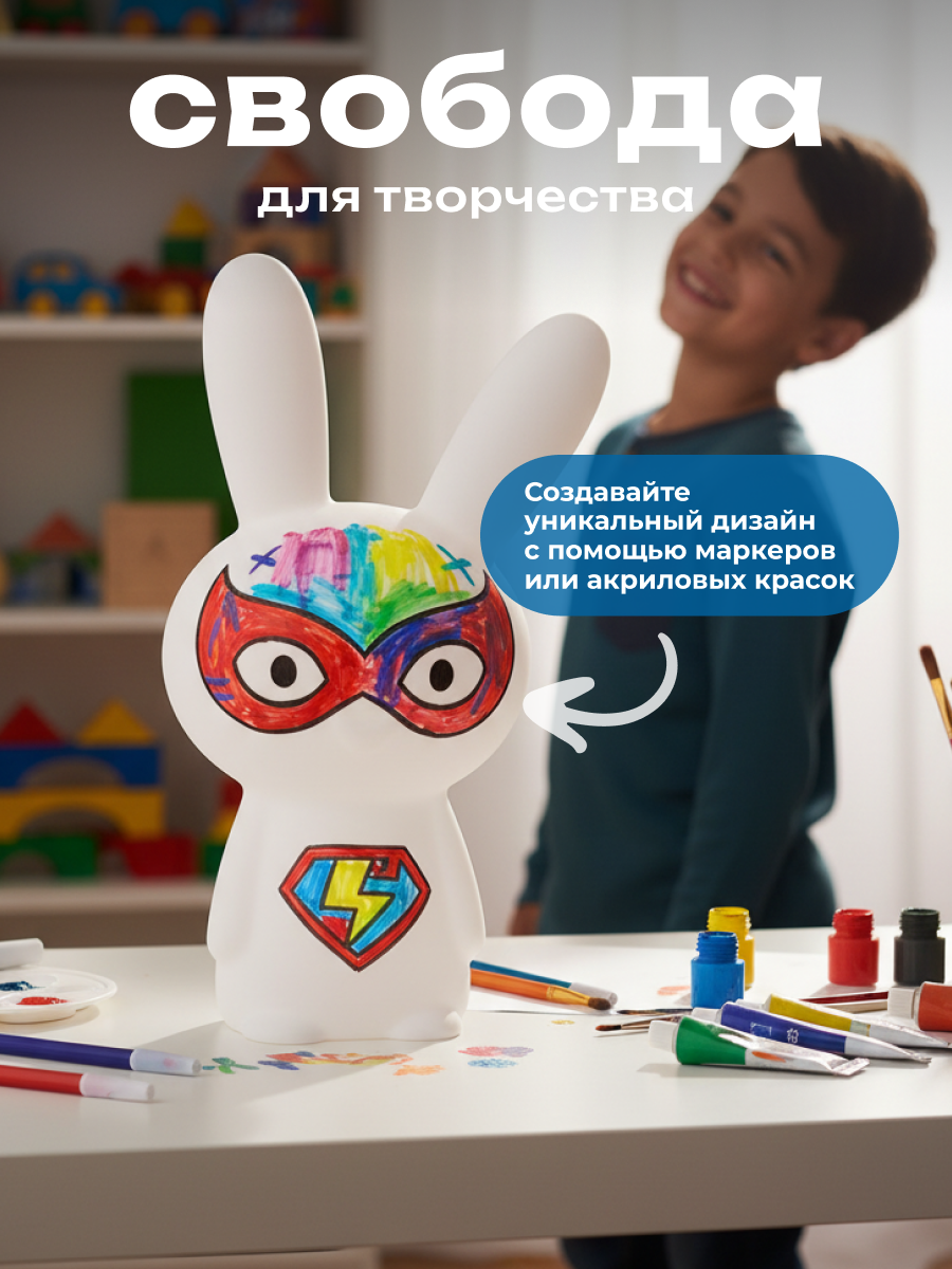 Колонка bluetooth PLOY Зайка - фото 4