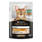 Корм влажный для кошек PRO PLAN DERMA CARE 85 г с треской в соусе для здоровья кожи и красоты шерсти