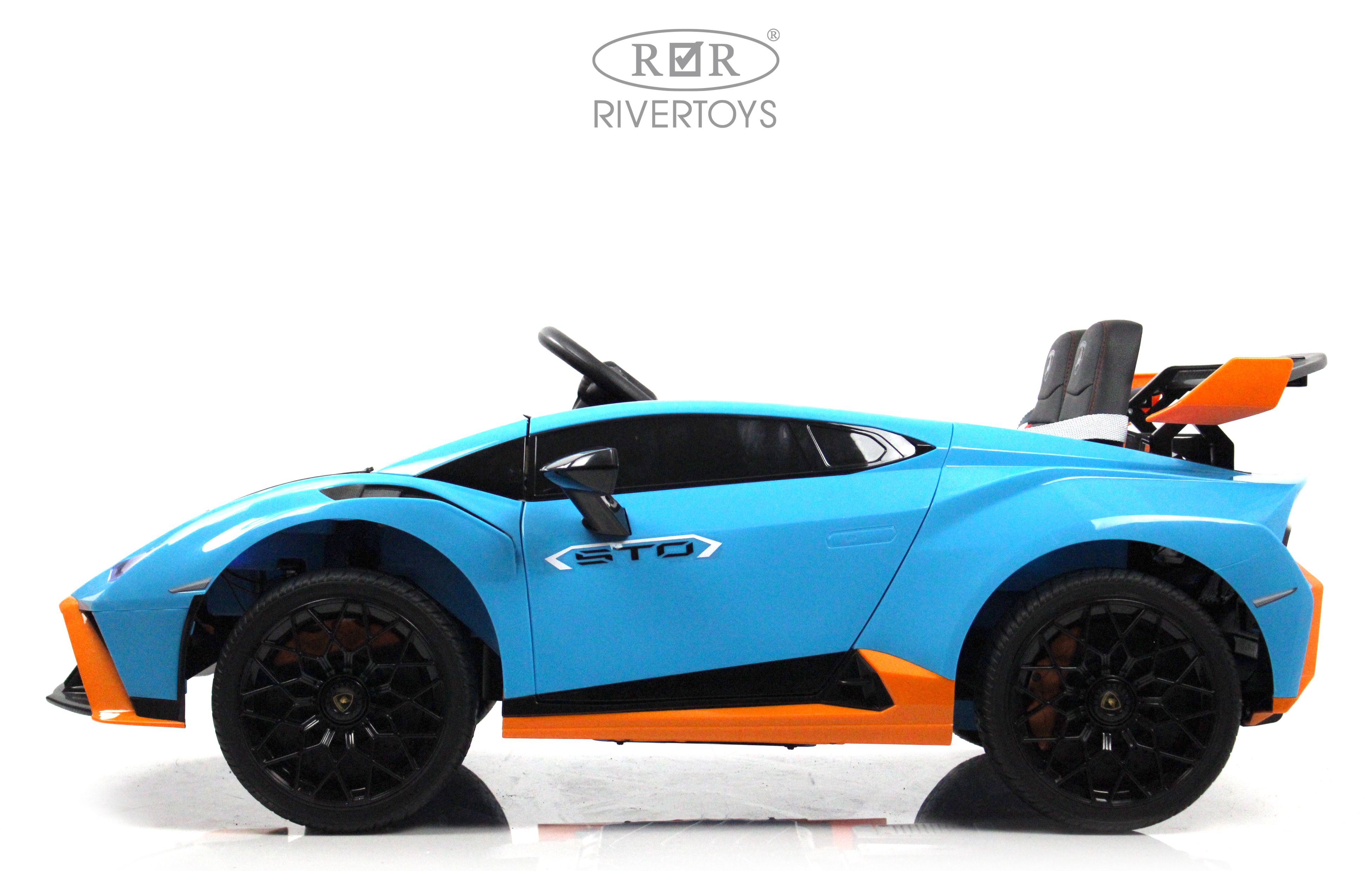 Электромобиль RIVERTOYS Lamborghini E888EE-BLUE С пультом ДУ - фото 15
