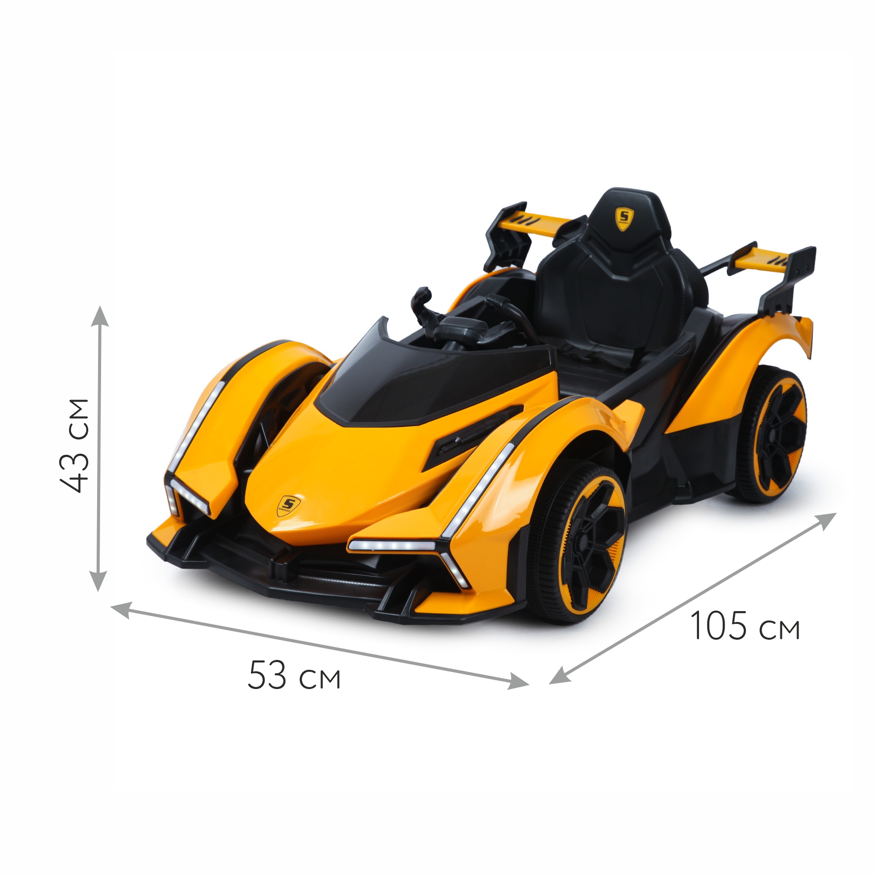 Электромобиль Kreiss Sport car  с ПУ С пультом ДУ - фото 3