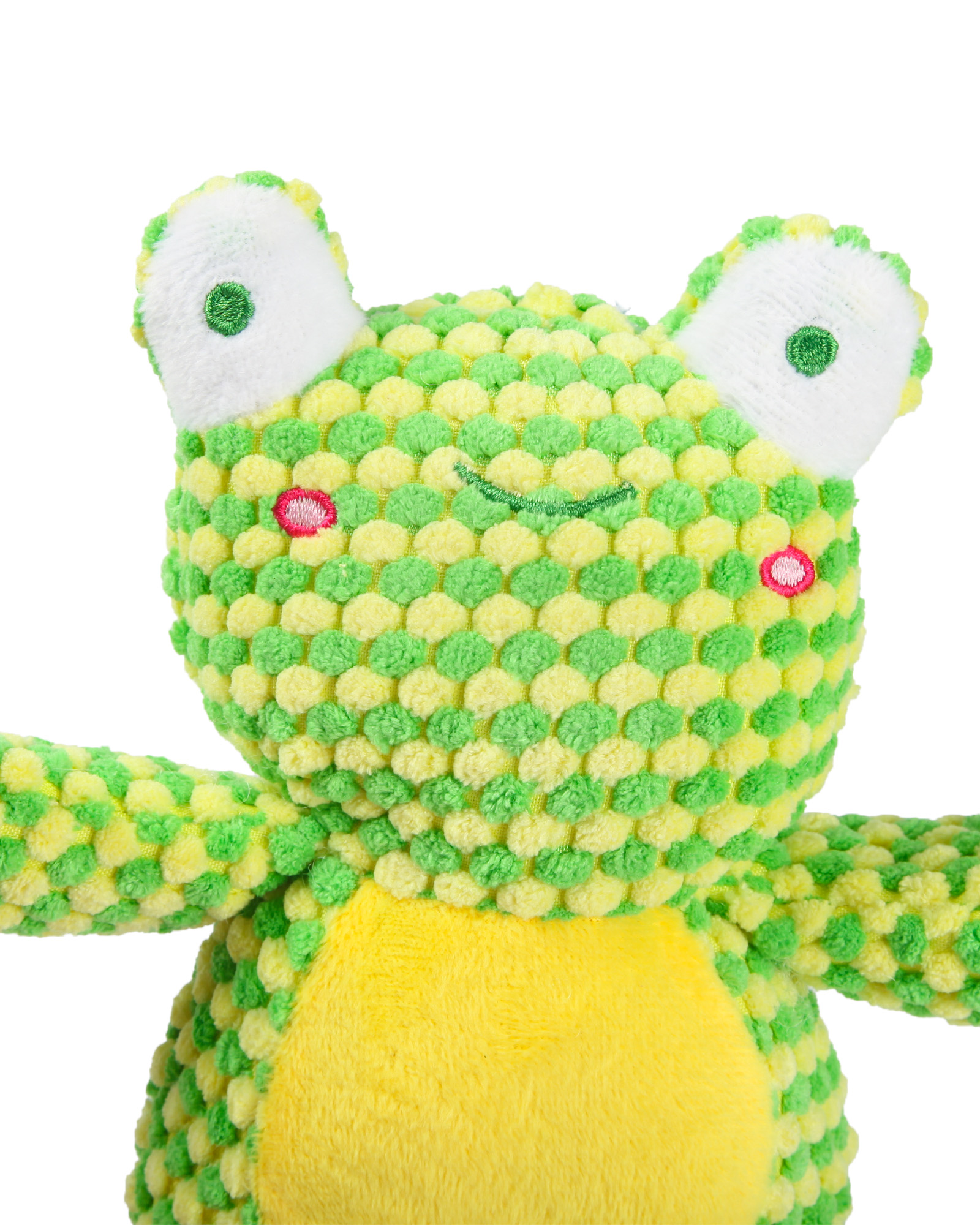 Игрушка для собак Barbaks Лягушка Квакушка мягкая с пищалкой 25*19см - фото 5