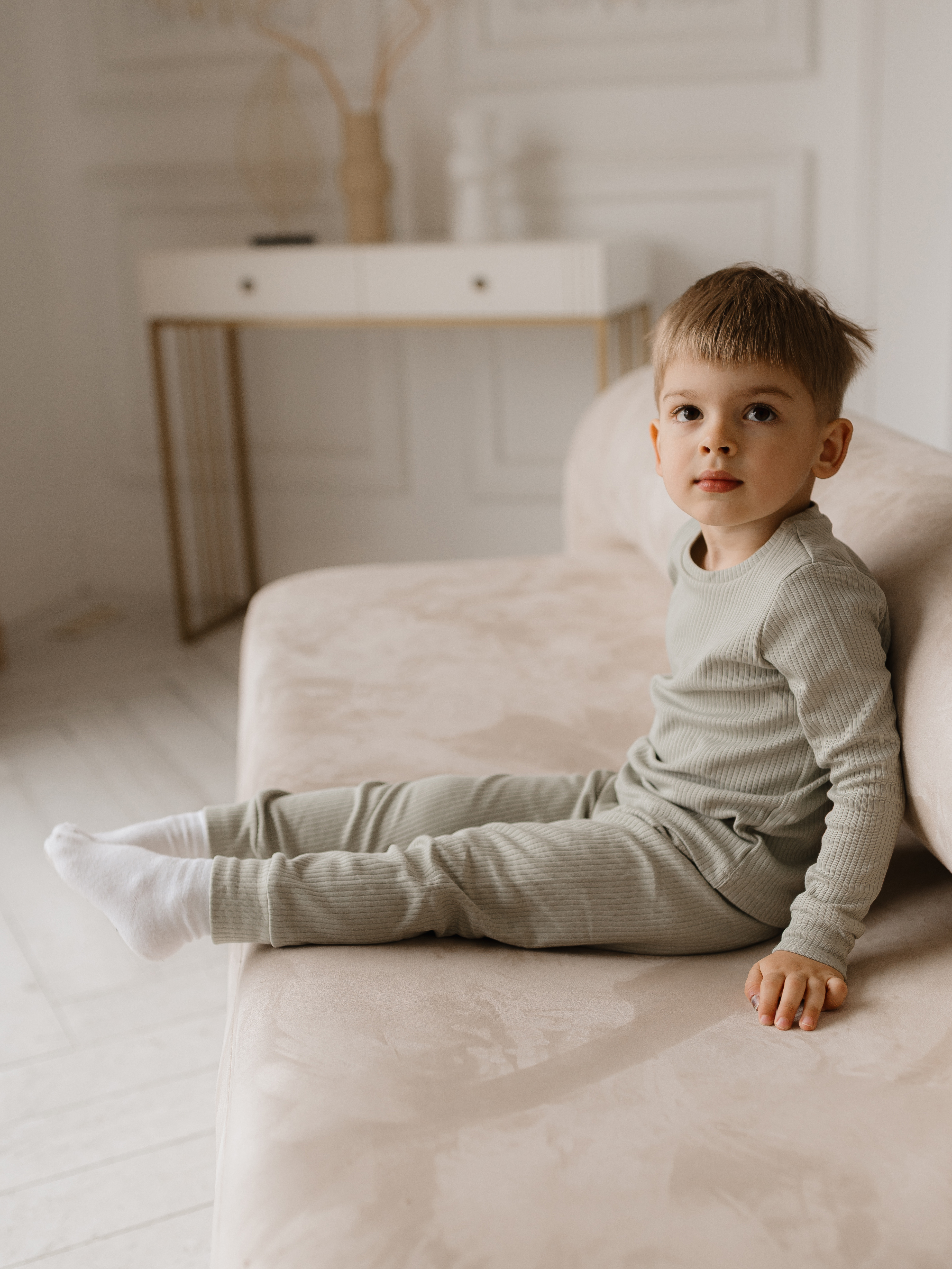 Пижама Alisse dreams ПКБРБ0034/шалфей - фото 3