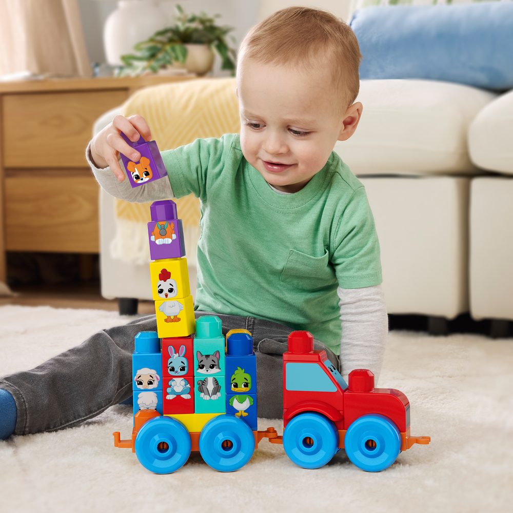 Конструктор Mega Bloks Build & Match Animal Tractor 30 дет. - фото 8