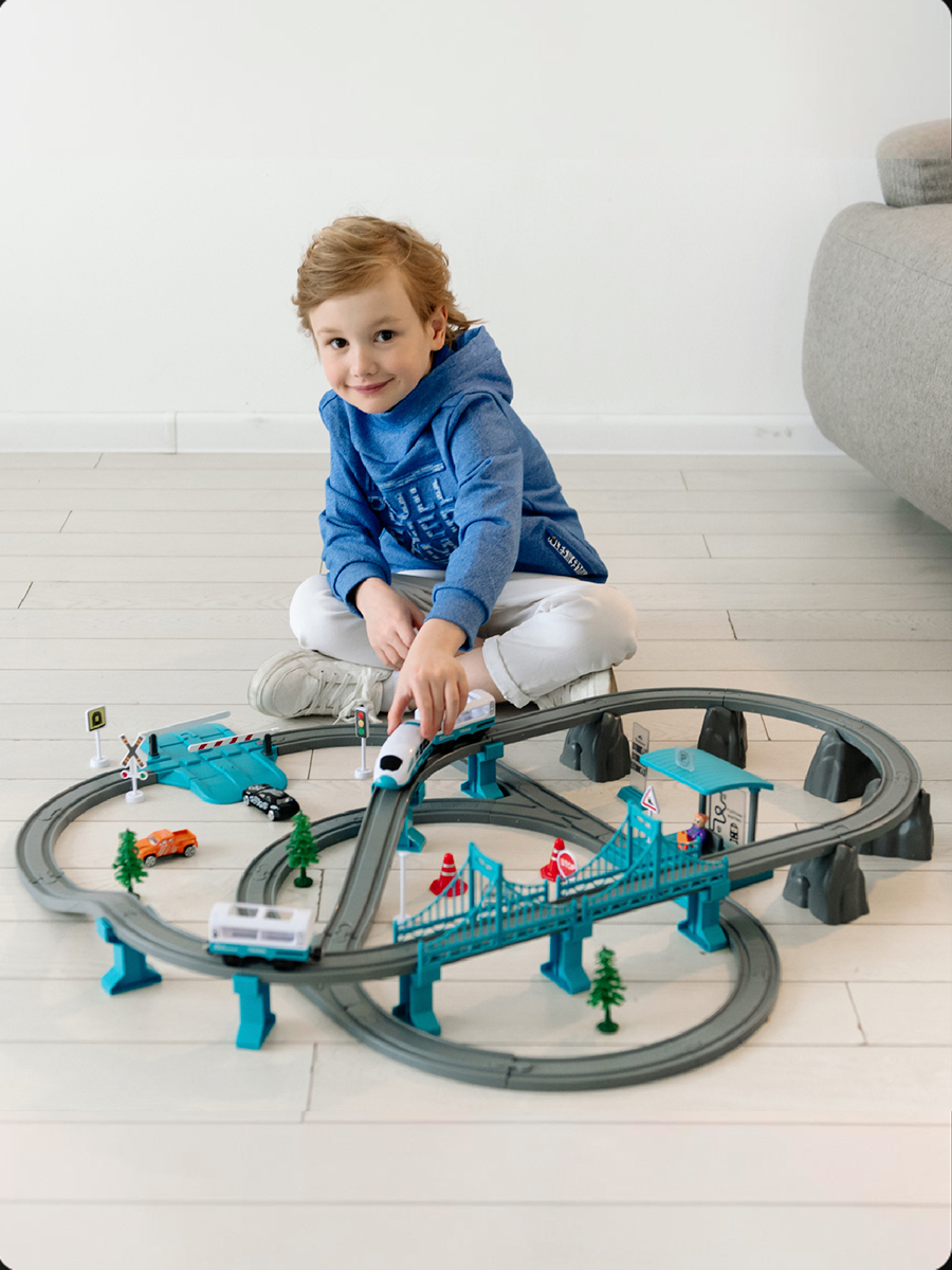 Набор железнодорожный Givito G211-017 - фото 1