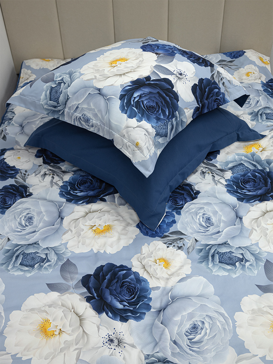 Комплект постельного белья MCotton Норина евро 4 предм. - фото 2