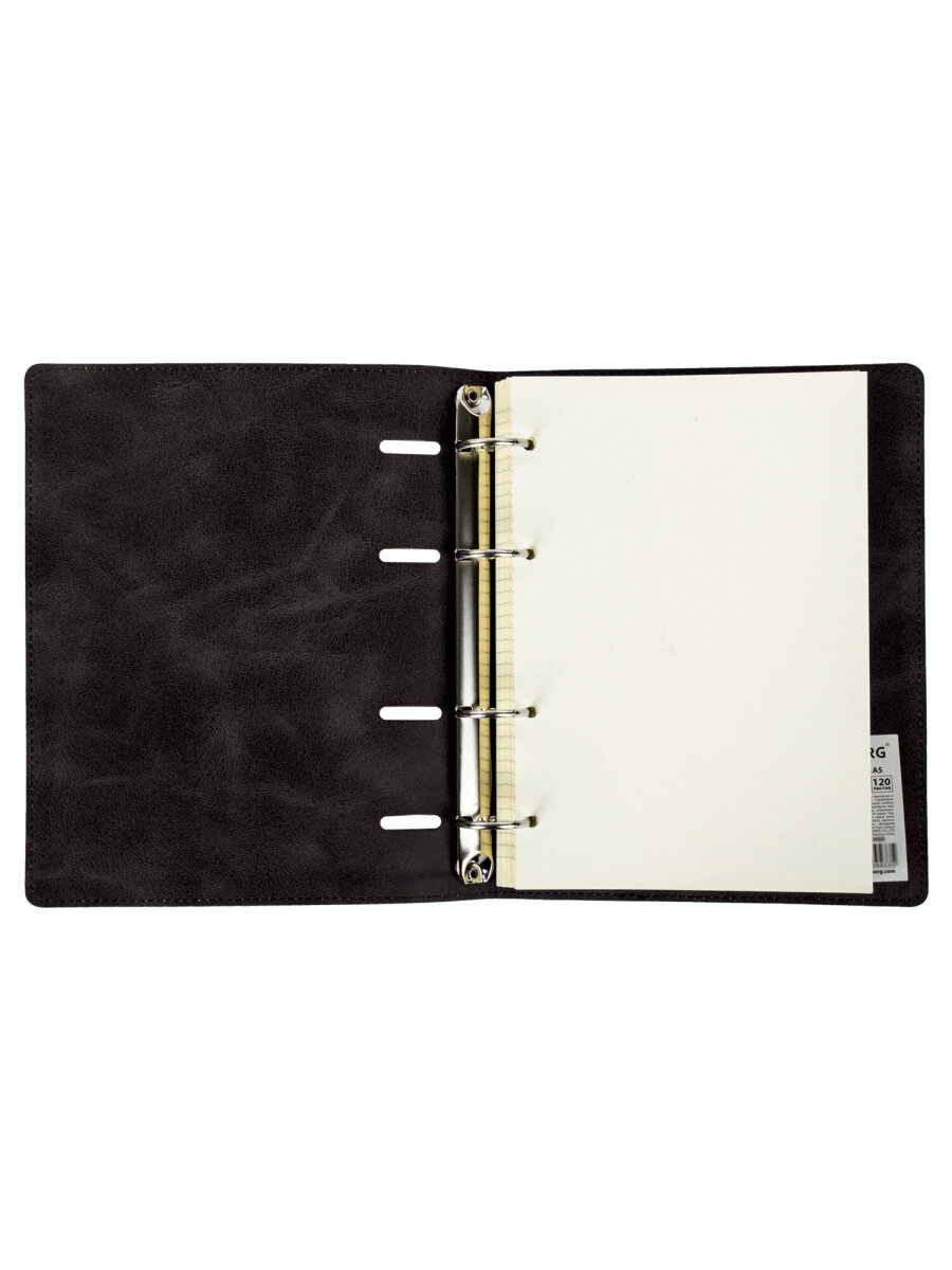 Тетрадь со сменным блоком Brauberg клетка 120 лист. - фото 8