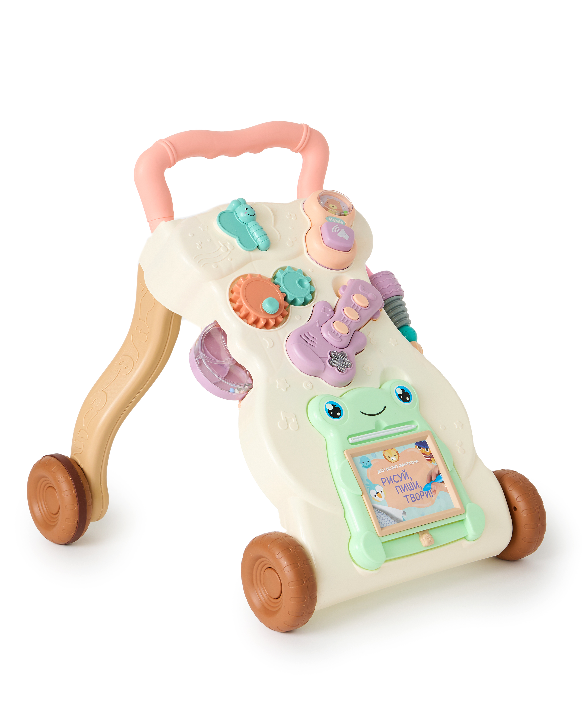 Каталка BabyGo бежевый - фото 3