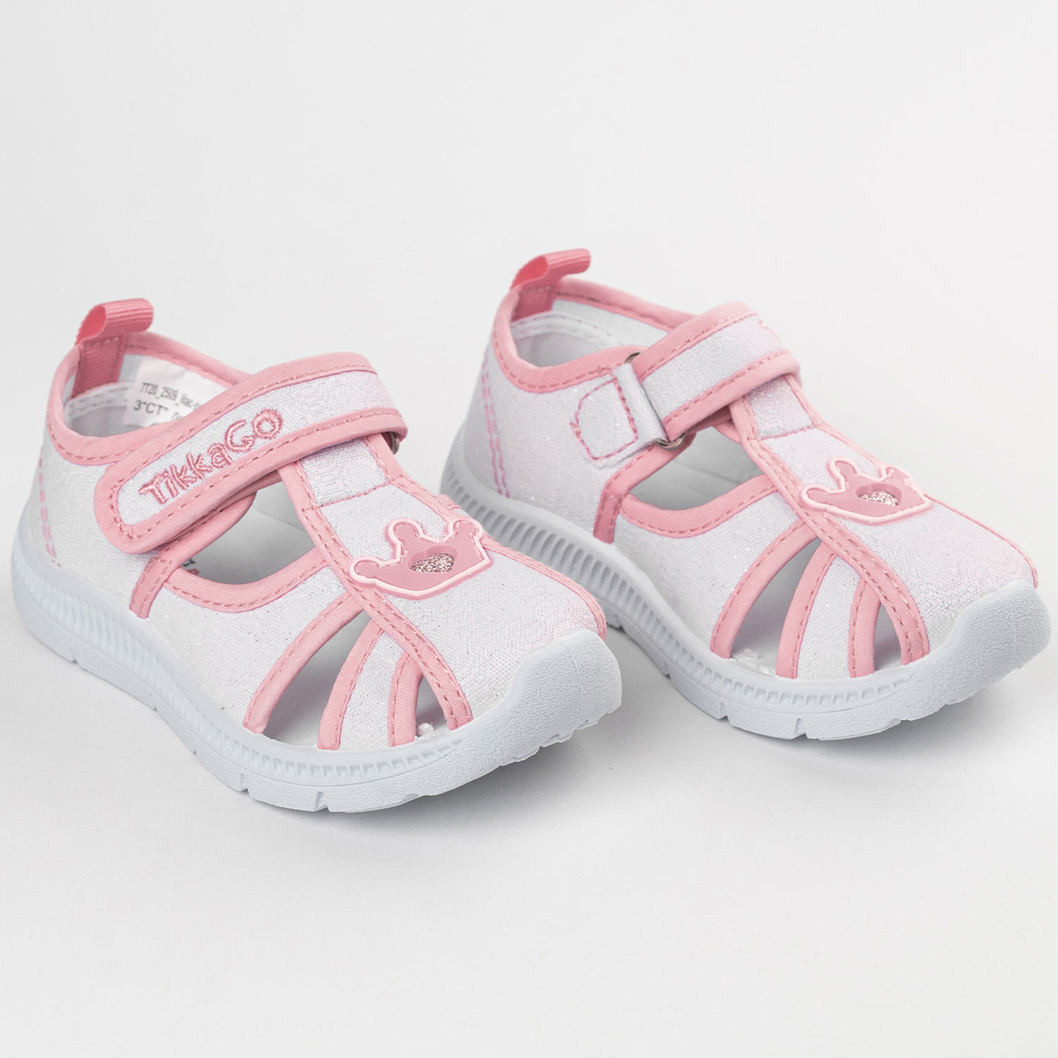 Сандалии TikkaGo 7T20_2509_white-pink - фото 2