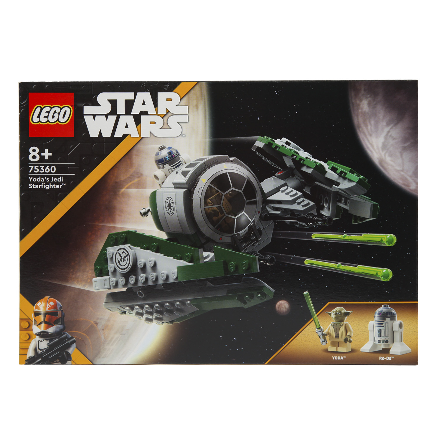 Конструктор LEGO Star Wars Yodas Jedi Starfighter блочный - фото 15