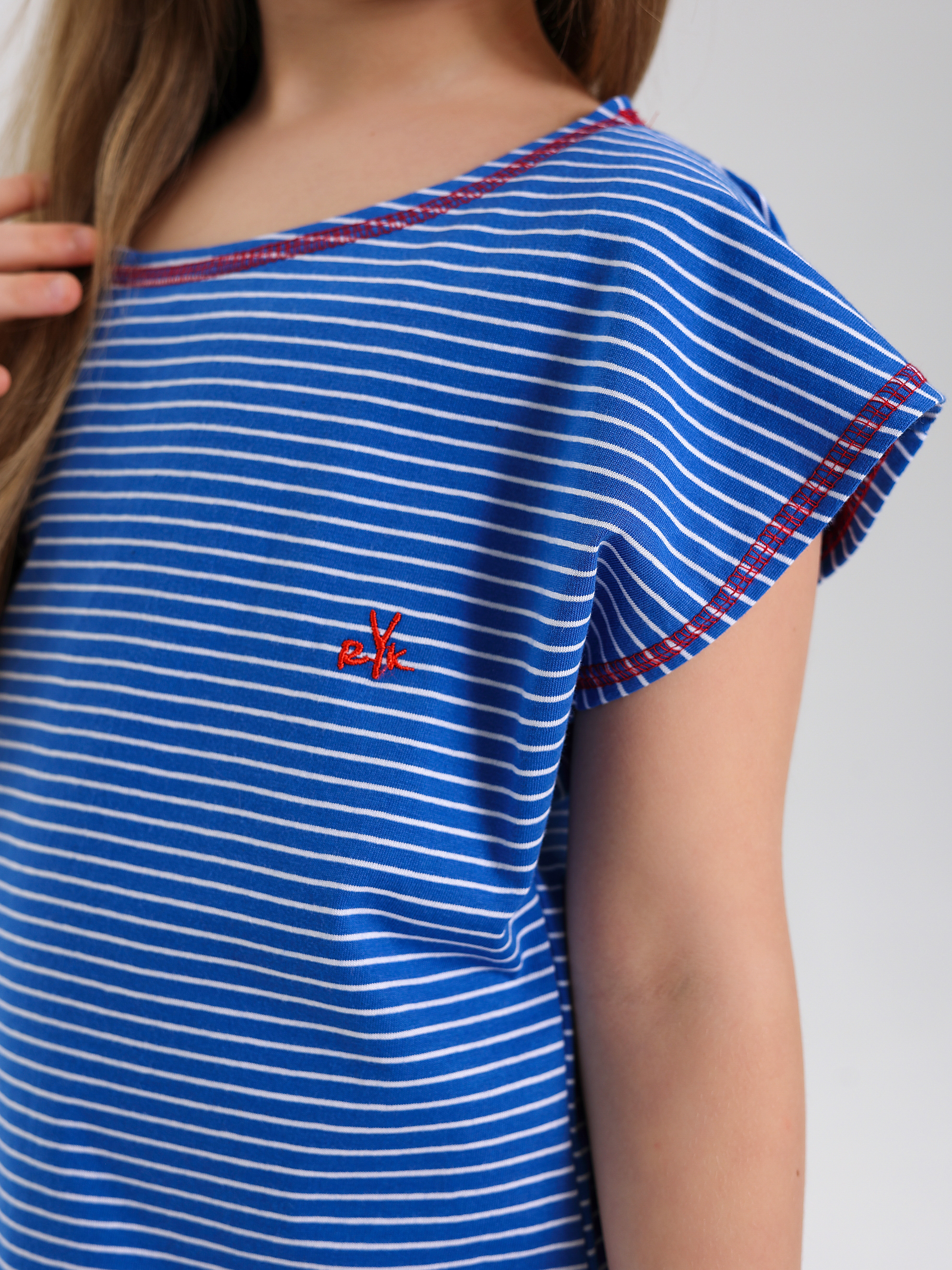 Сорочка ночная RobyKris 30-03-21/полоск - фото 3