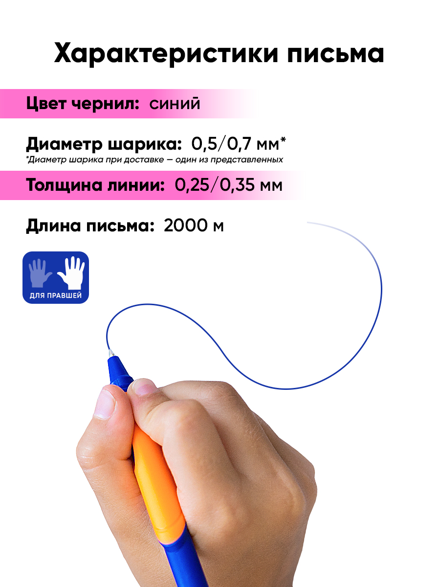 Ручка шариковая ErichKrause 10 шт. - фото 2