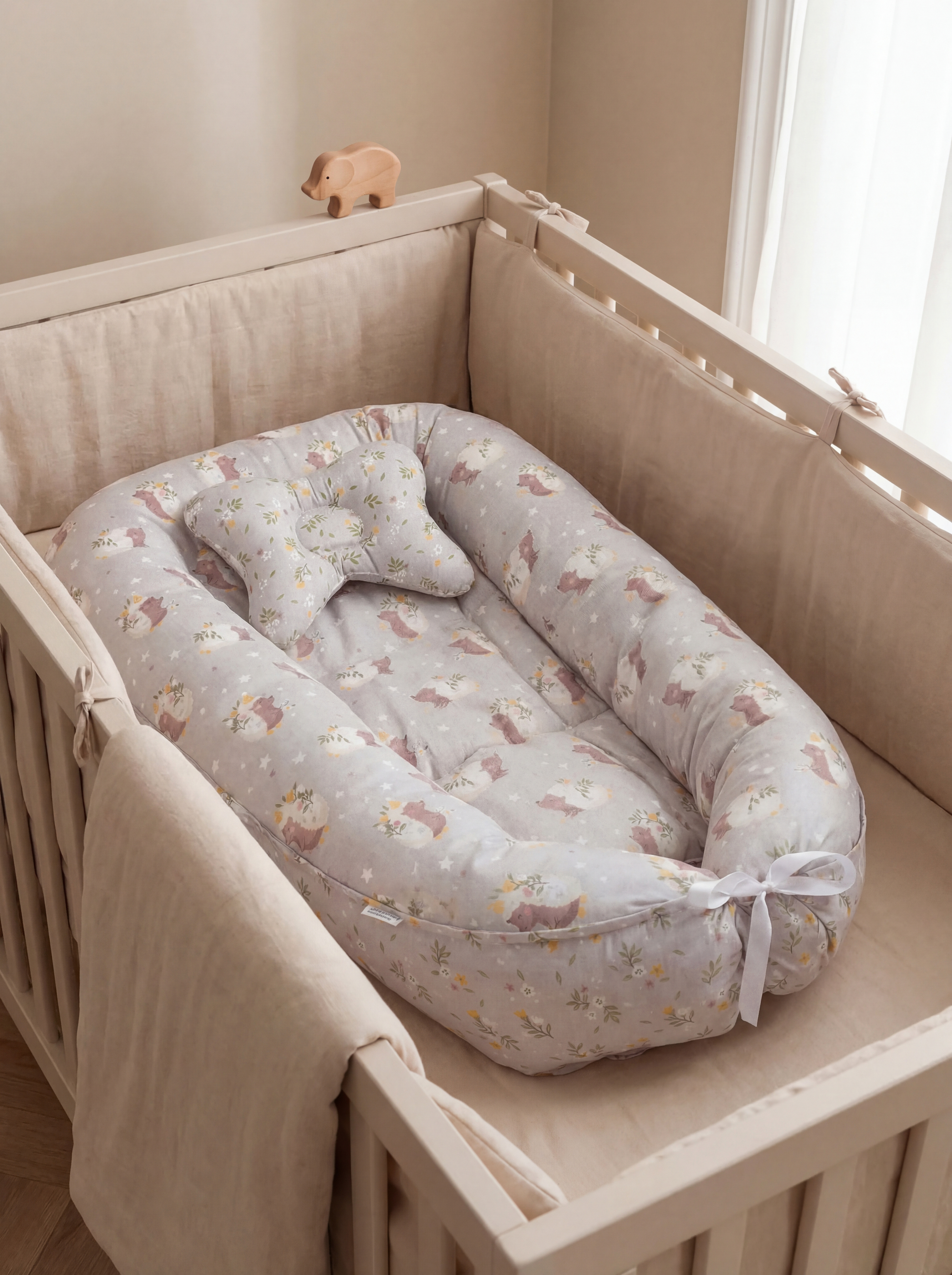 Матрас гнездышко KUZA Ежики 50х90 - фото 10