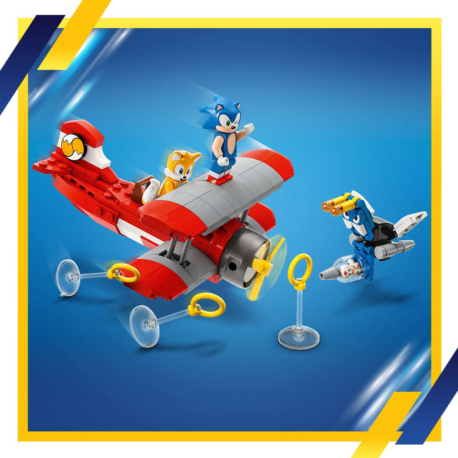 Конструктор LEGO Sonic the Hedgehog Мастерская Тейлза и самолет 376 дет. - фото 5