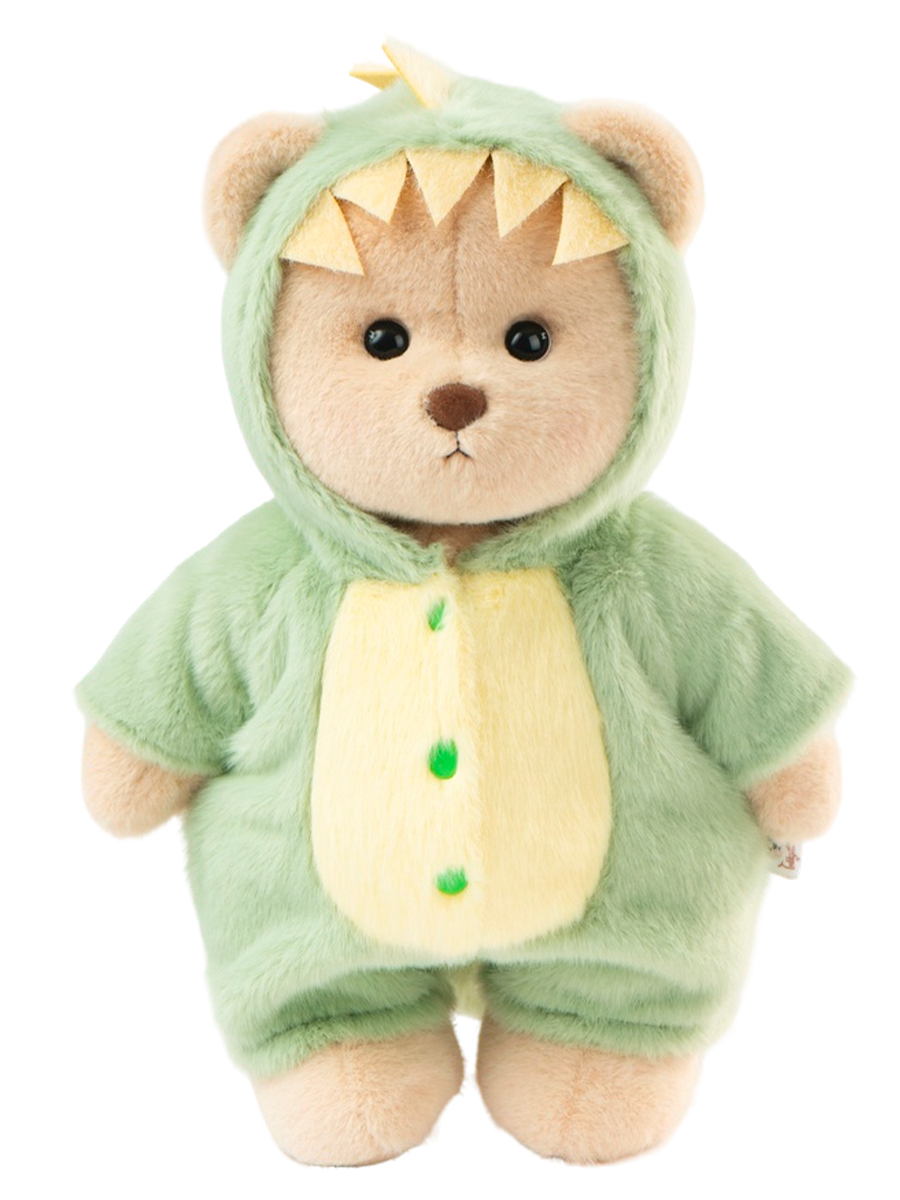 Мягкая игрушка TeddyTales Медведь костюм Динозавра M - фото 7