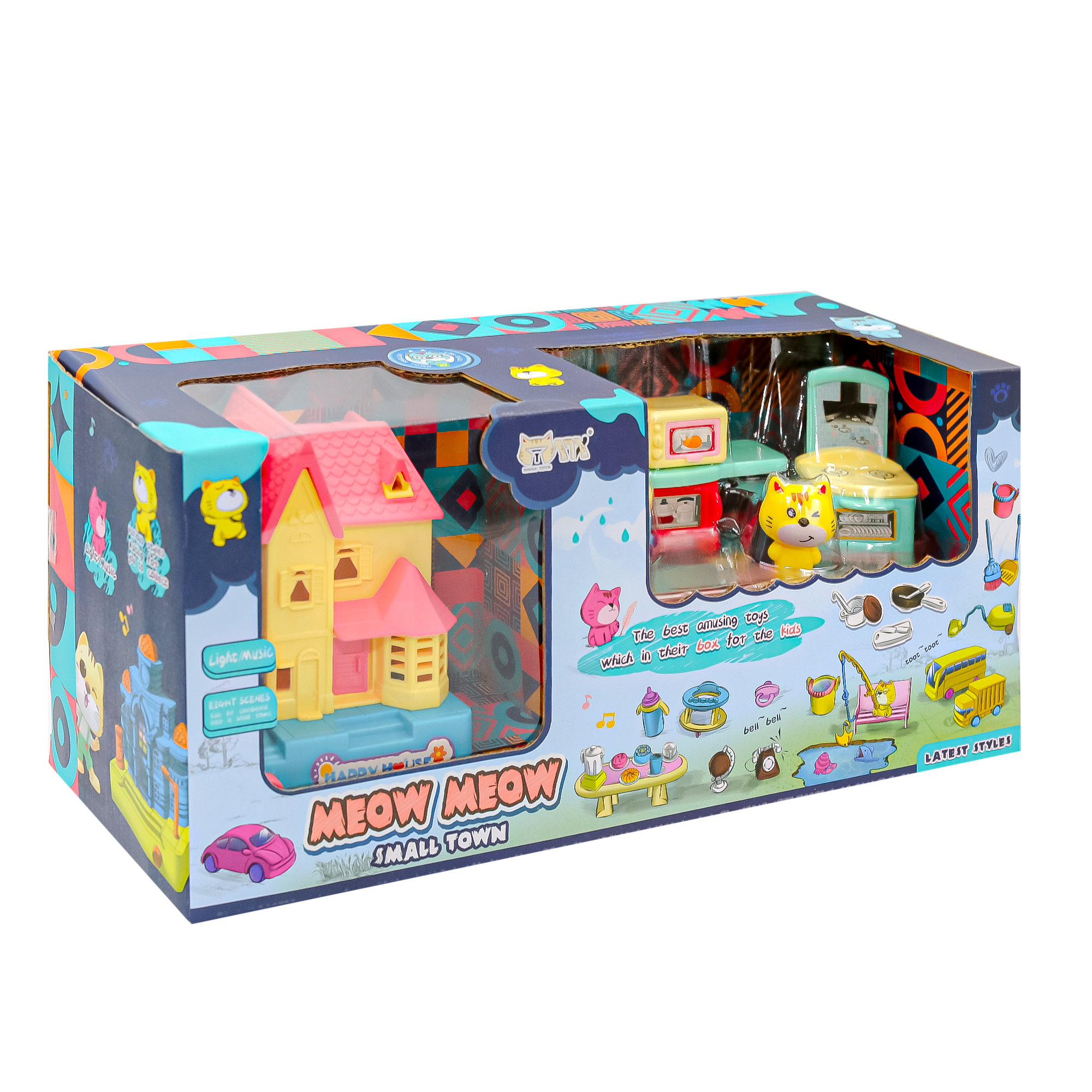 Игровой набор SHARKTOYS Домик с кухней для котят - фото 6