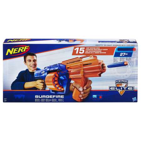 Бластер Nerf Elite Сёрджфайр