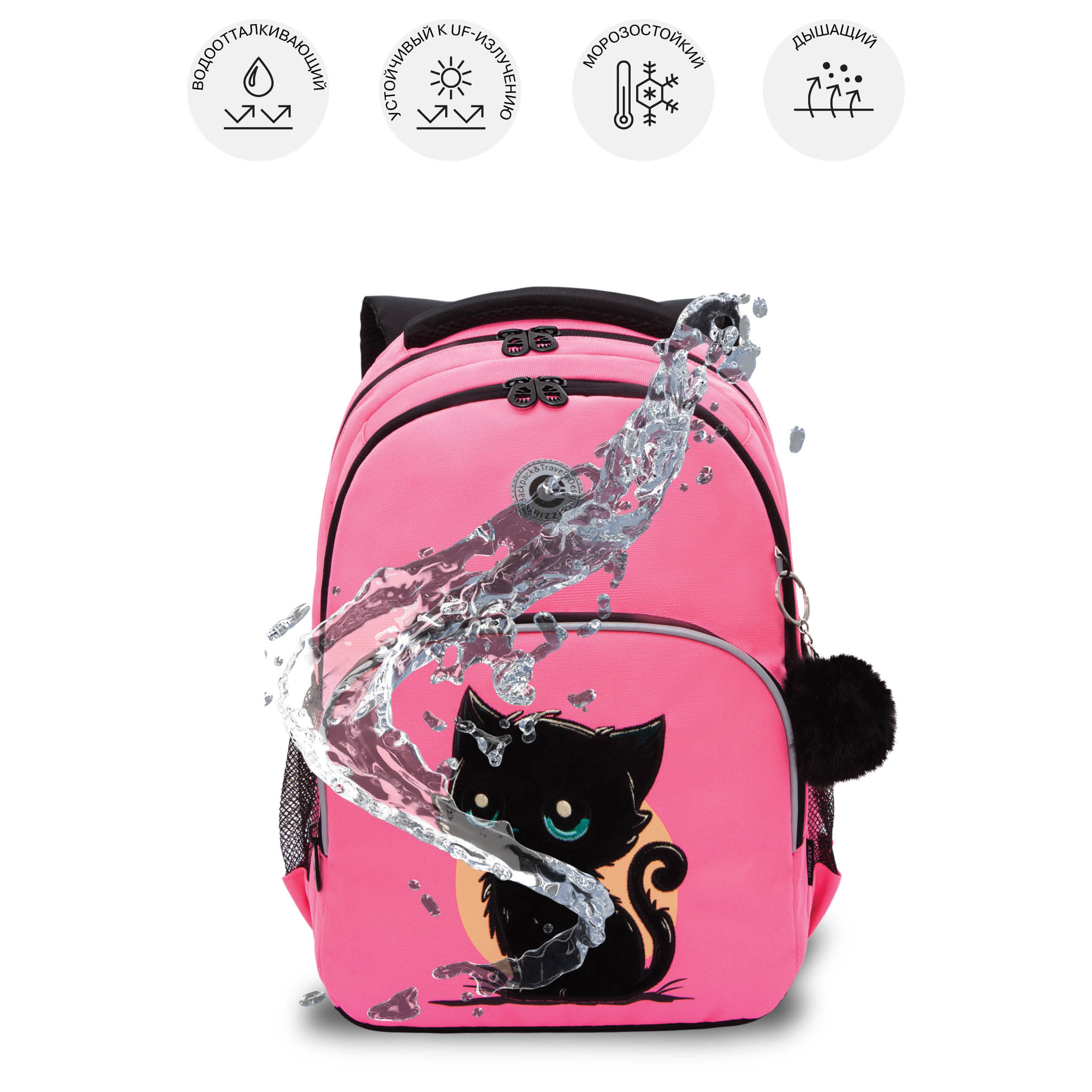 Рюкзак Grizzly Котенок - фото 8