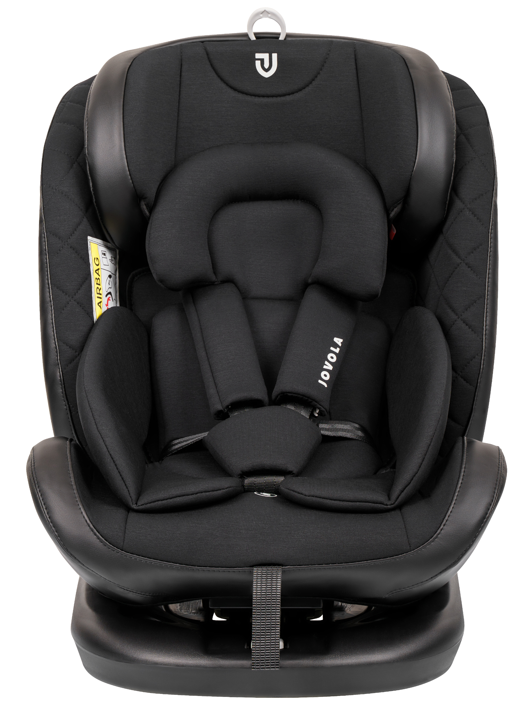 Автокресло Indigo Jovola Fuller, черн.-чер. кожа Isofix 0+/1/2/3 (0-36 кг) черный - фото 15