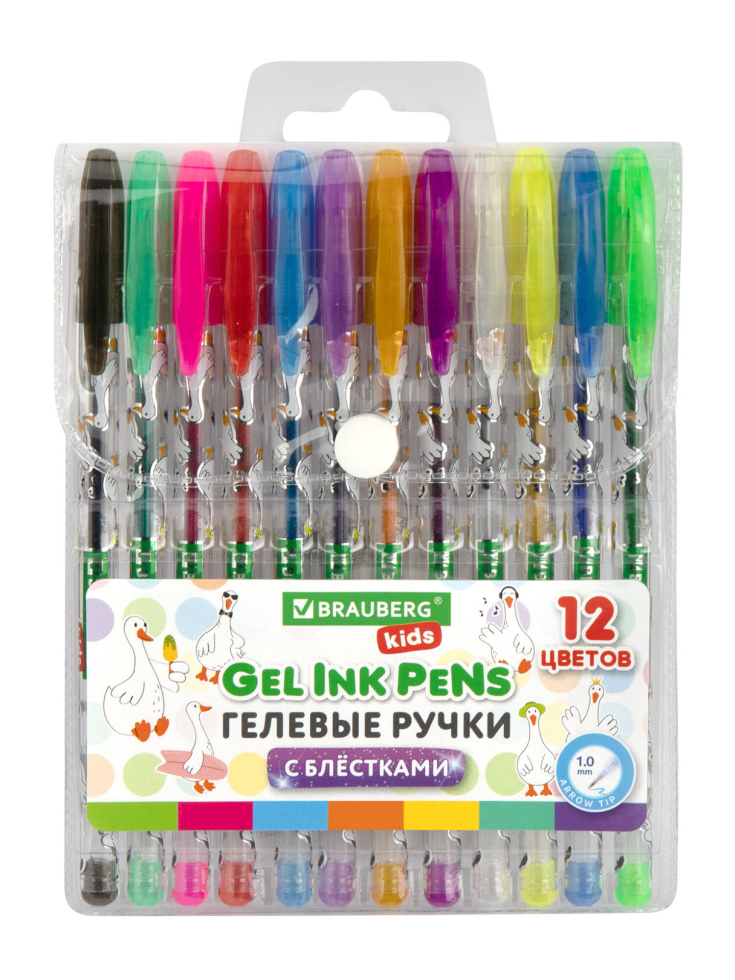 Ручка гелевая Brauberg 12 шт. - фото 8