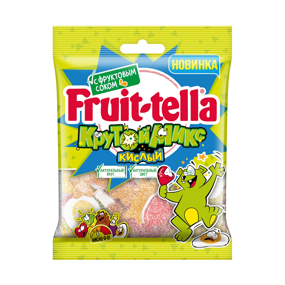 Мармелад жевательный Фруттелла Крутой микс кислый - фото 1