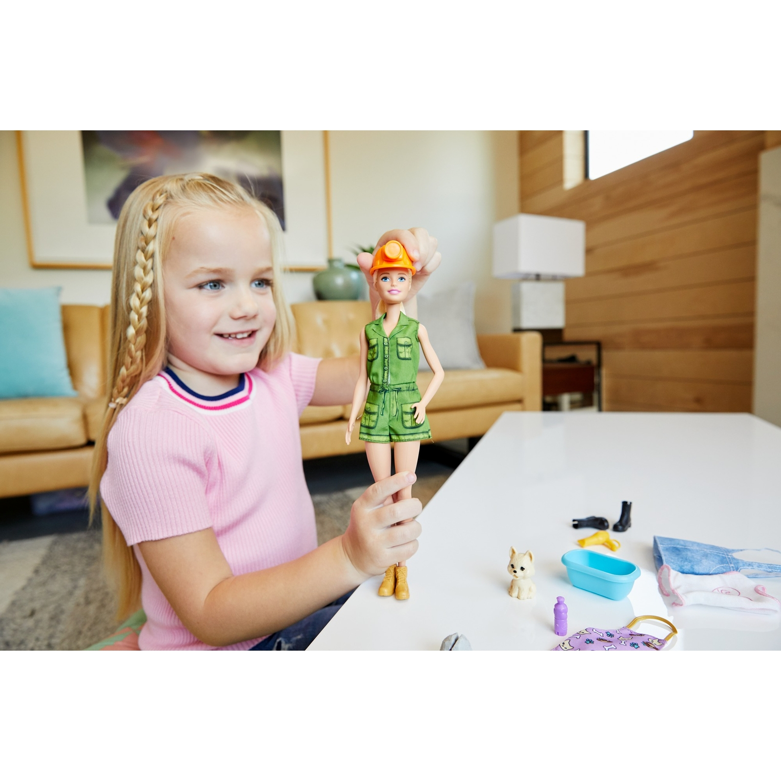 Кукла модельная Barbie Кем быть? Блондинка GLH62 - фото 14