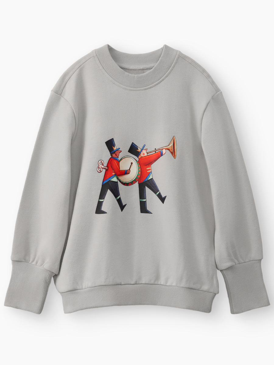 Свитшот и брюки Happy Baby 88761-1_grey-blue - фото 2