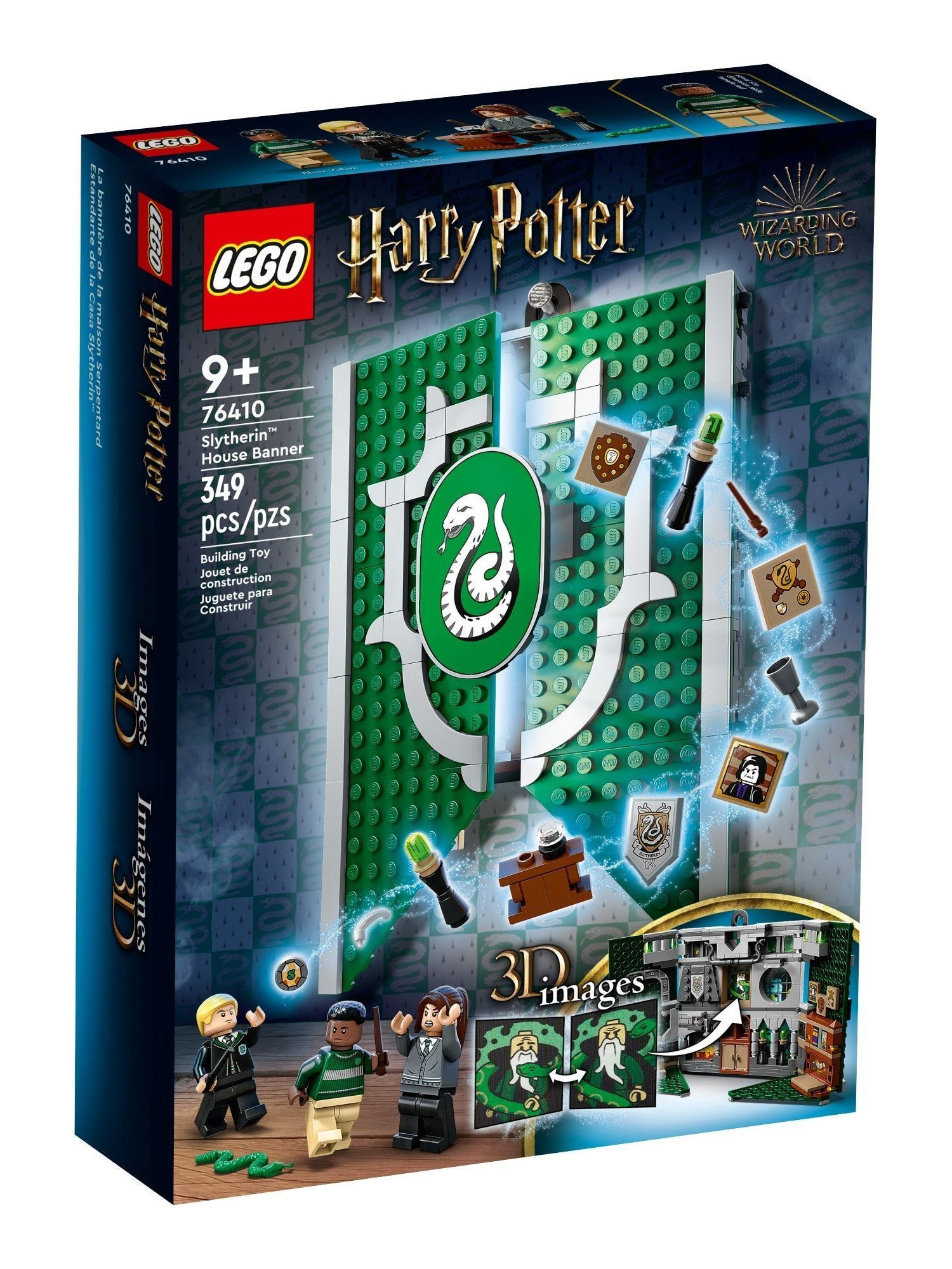 Конструктор LEGO Harry Potter Знамя факультета Слизерин 349 дет. - фото 1