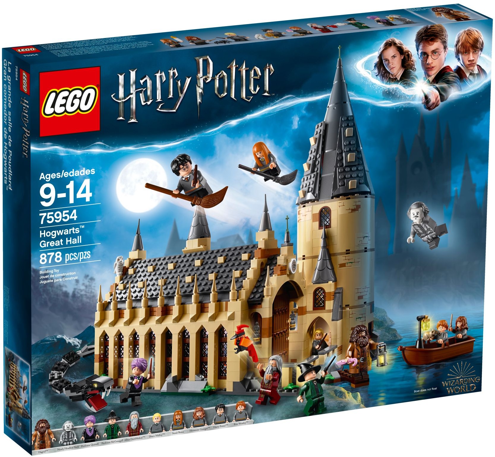 Изображение товара Конструктор LEGO Harry Potter Большой зал Хогвартса 75954 878 деталей Изображение товара Конструктор LEGO Harry Potter Большой зал Хогвартса 75954 878 деталей