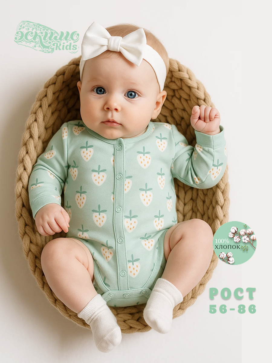 Боди 2 шт Эскимо 36-7213 - фото 2