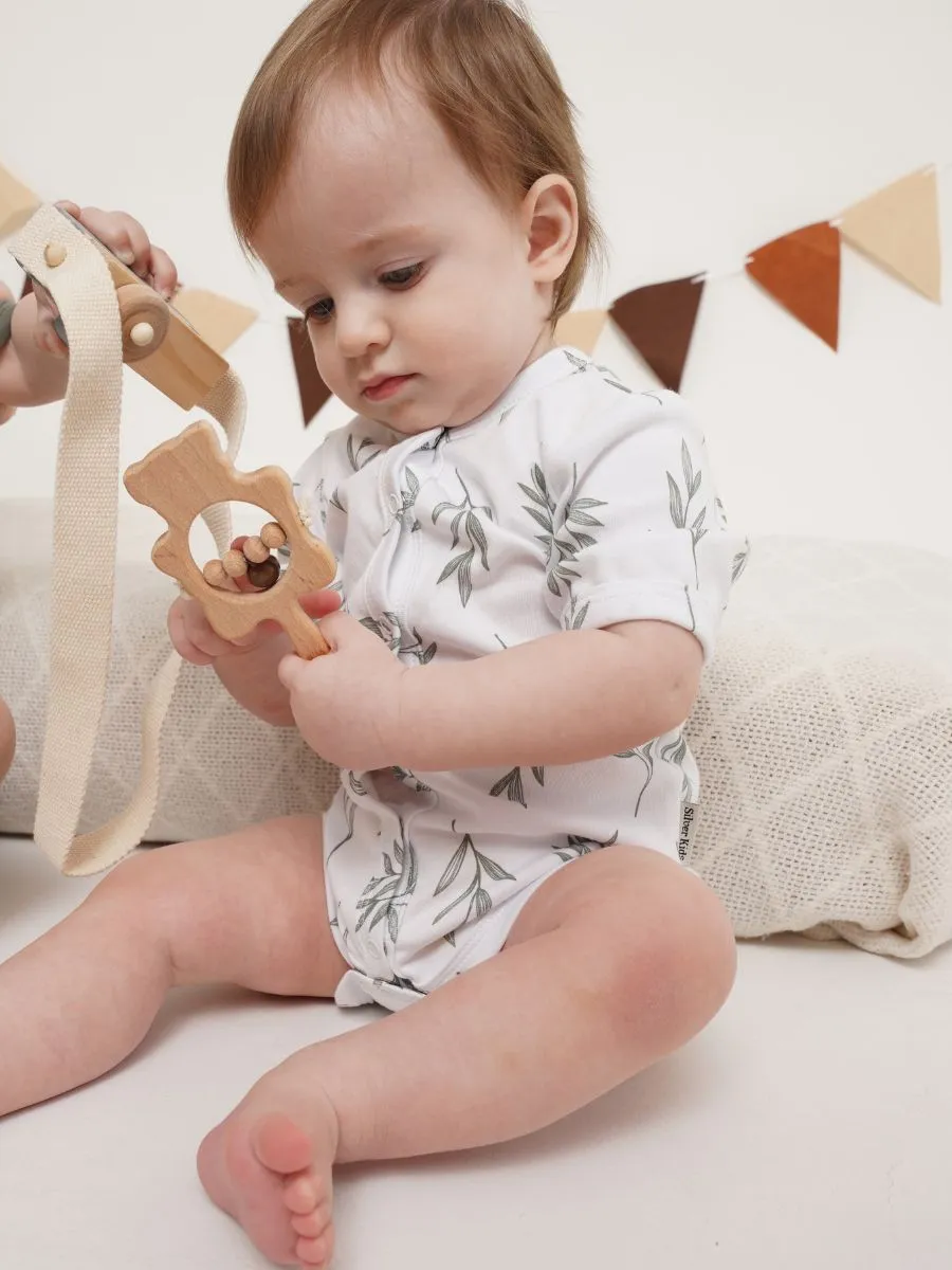 Боди 3 шт Супер Пупс нбр/3пр/бд/коррук/SK23хакилисточкиветочки - фото 13