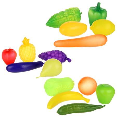 Игровой набор Veld Co продукты, прилавок, касса, тележки и корзинки