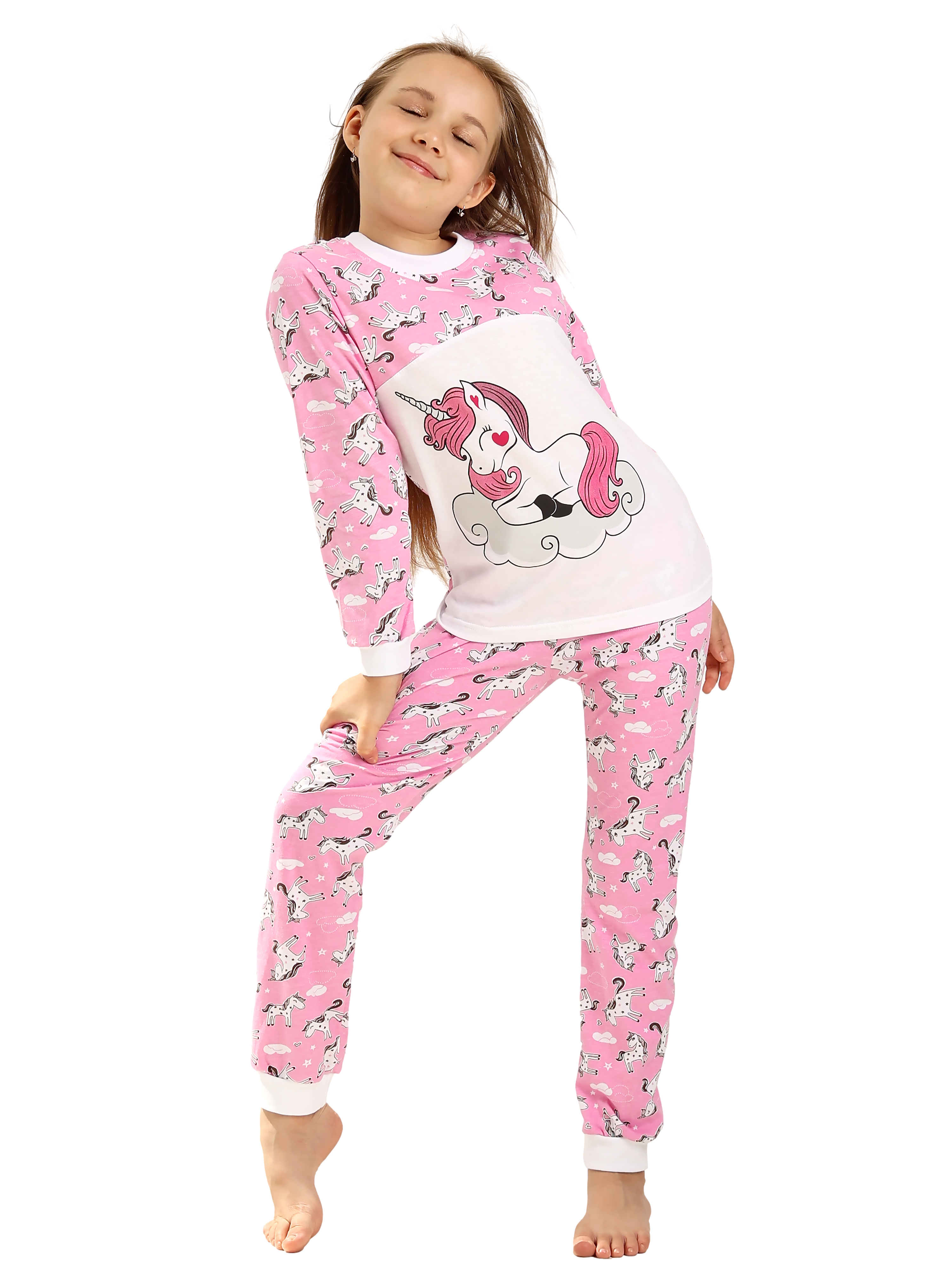 Пижама ДО-Детская Одежда 0025К/розовый1 - фото 9