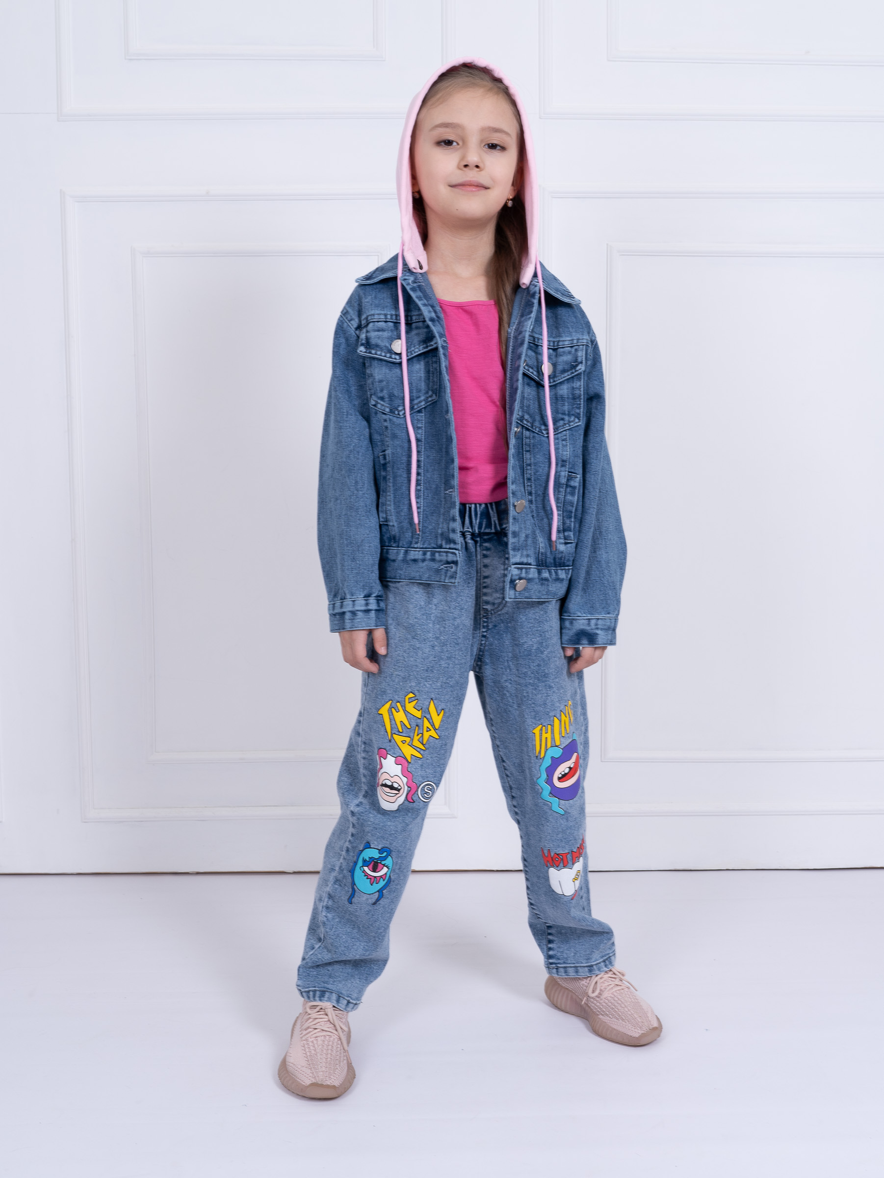 Джинсовая куртка TiGaDa куртка\джинсовая\детская\ - фото 3