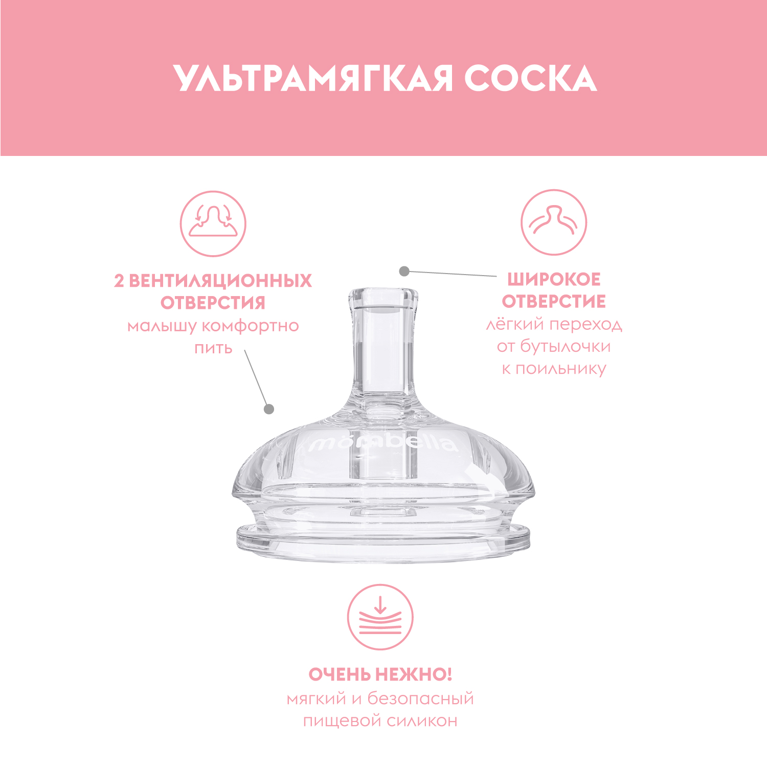 Бутылочка Mombella Anti-Colic 300 мл - фото 4