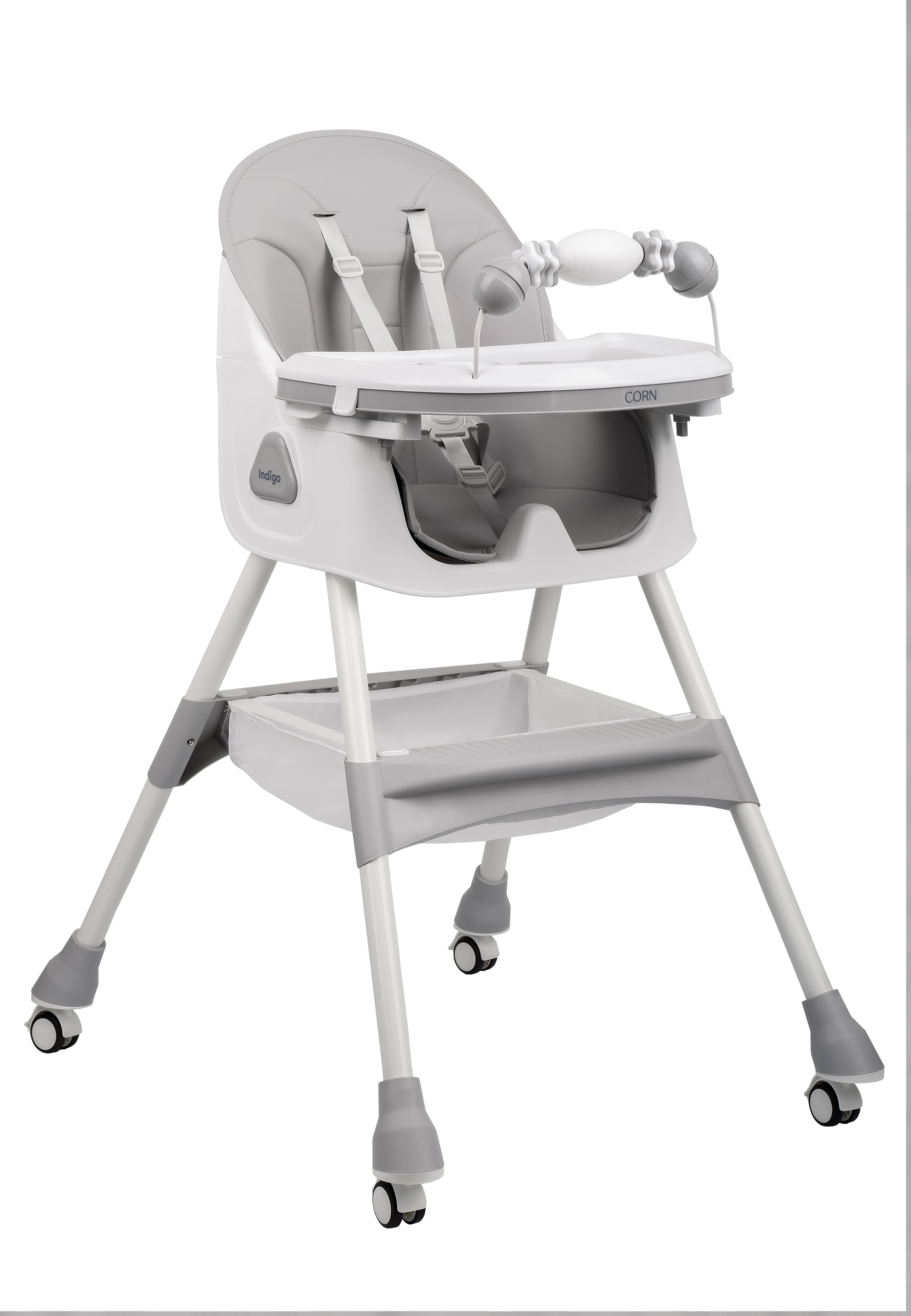 Изображение товара Стульчик Indigo Corn 2в1 для кормления и творчества, 6м+