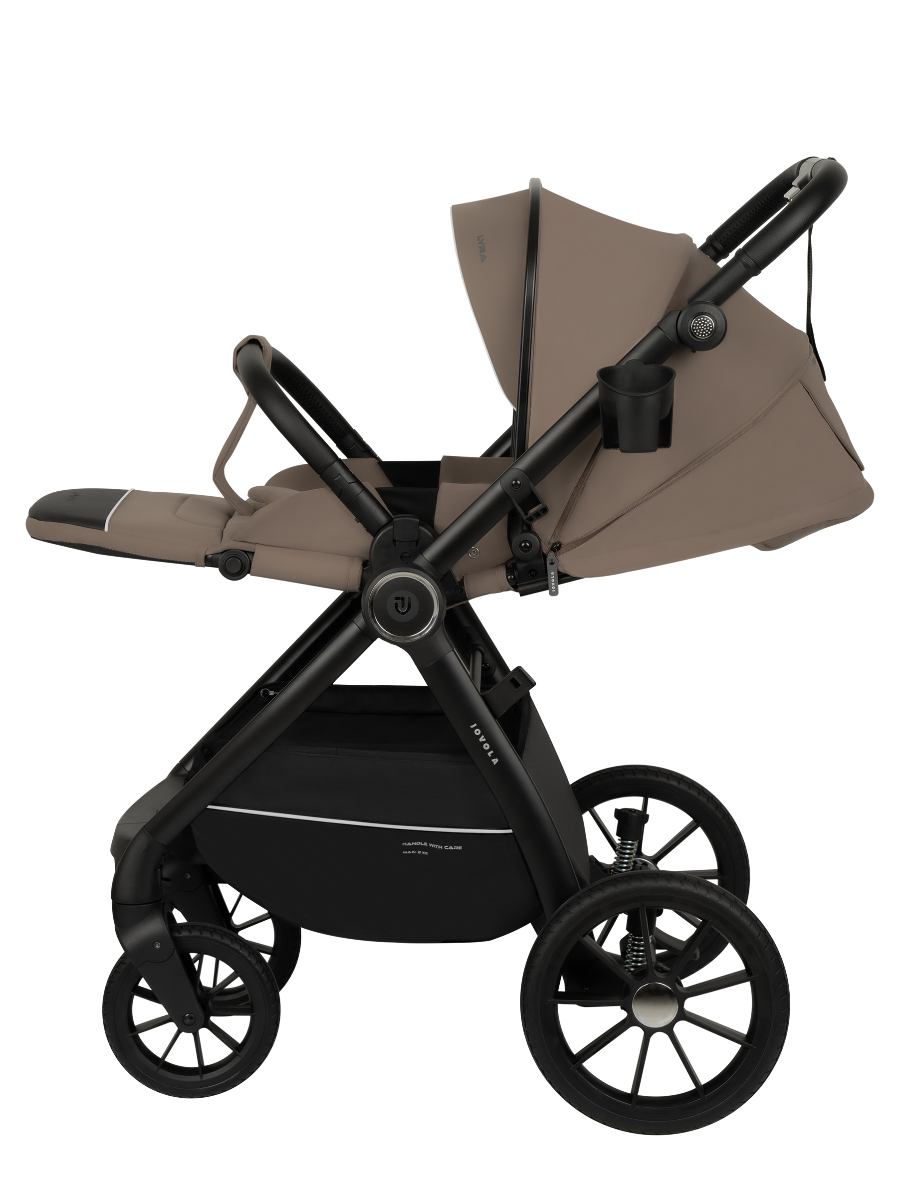 Коляска прогулочная JOVOLA LYRA темно-бежевый - фото 20